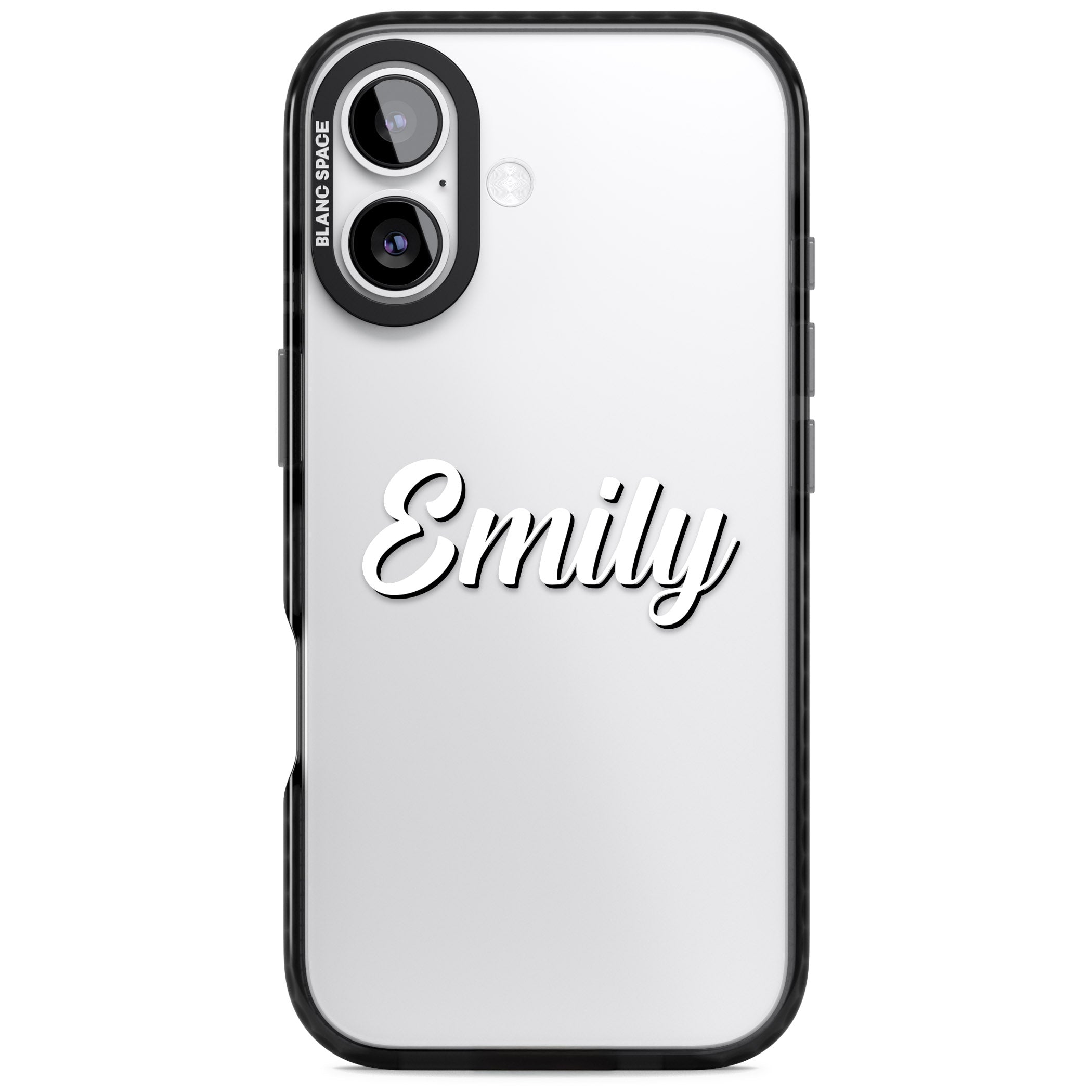 Personalised Cute Name iPhone 17 Impact Black Phone Case