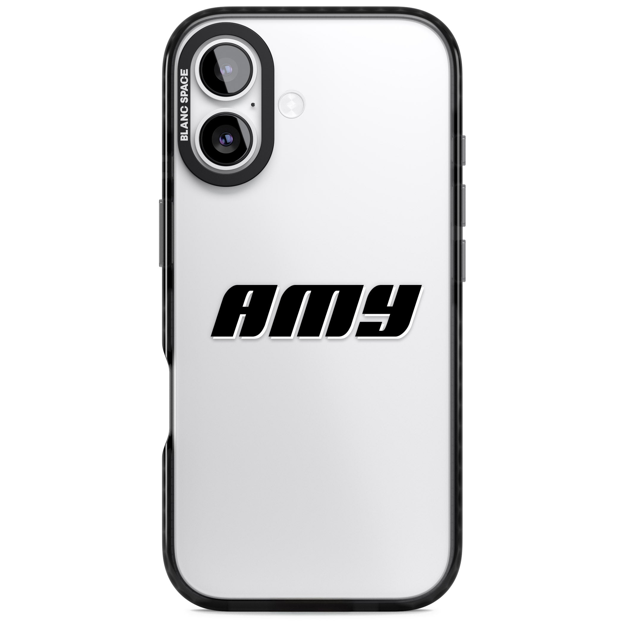 Personalised Bold Name iPhone 17 Impact Black Phone Case
