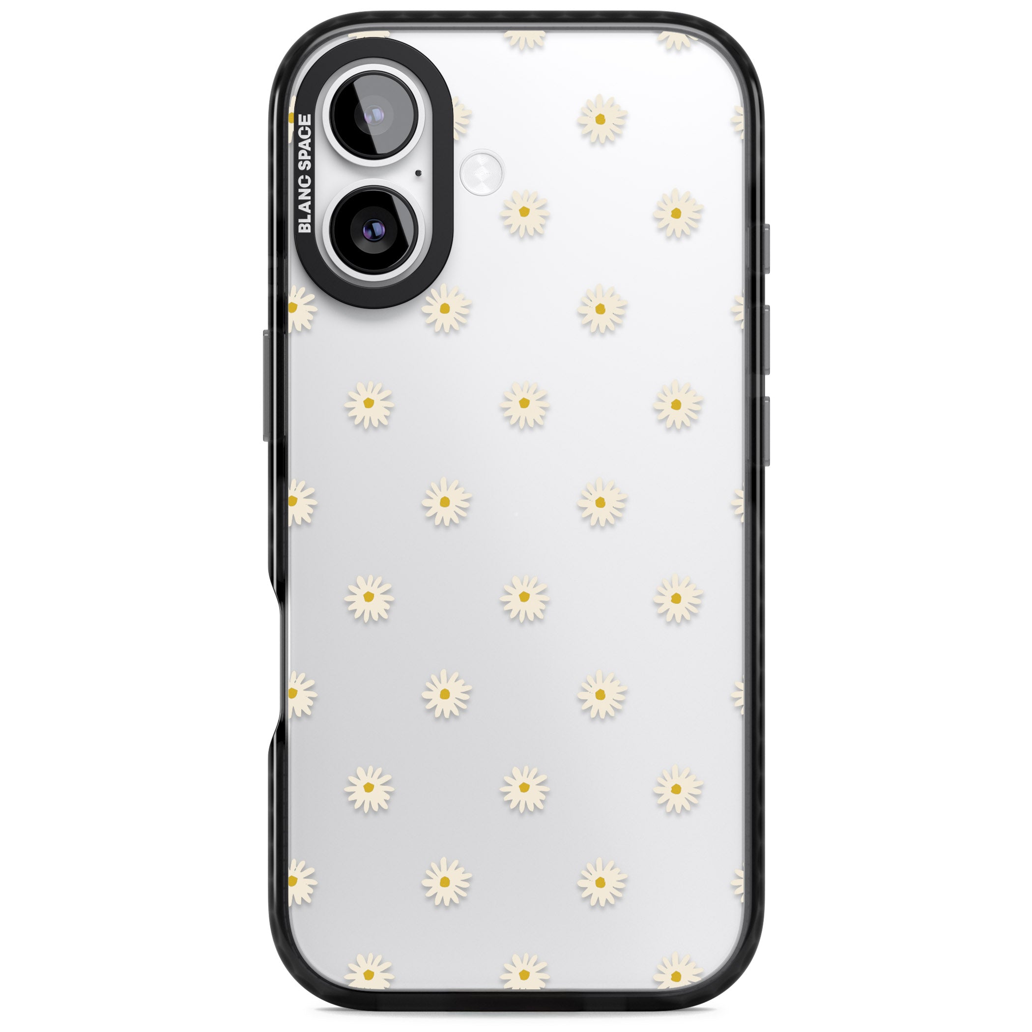 Daisy Pop Floral iPhone 17 Impact Black Phone Case