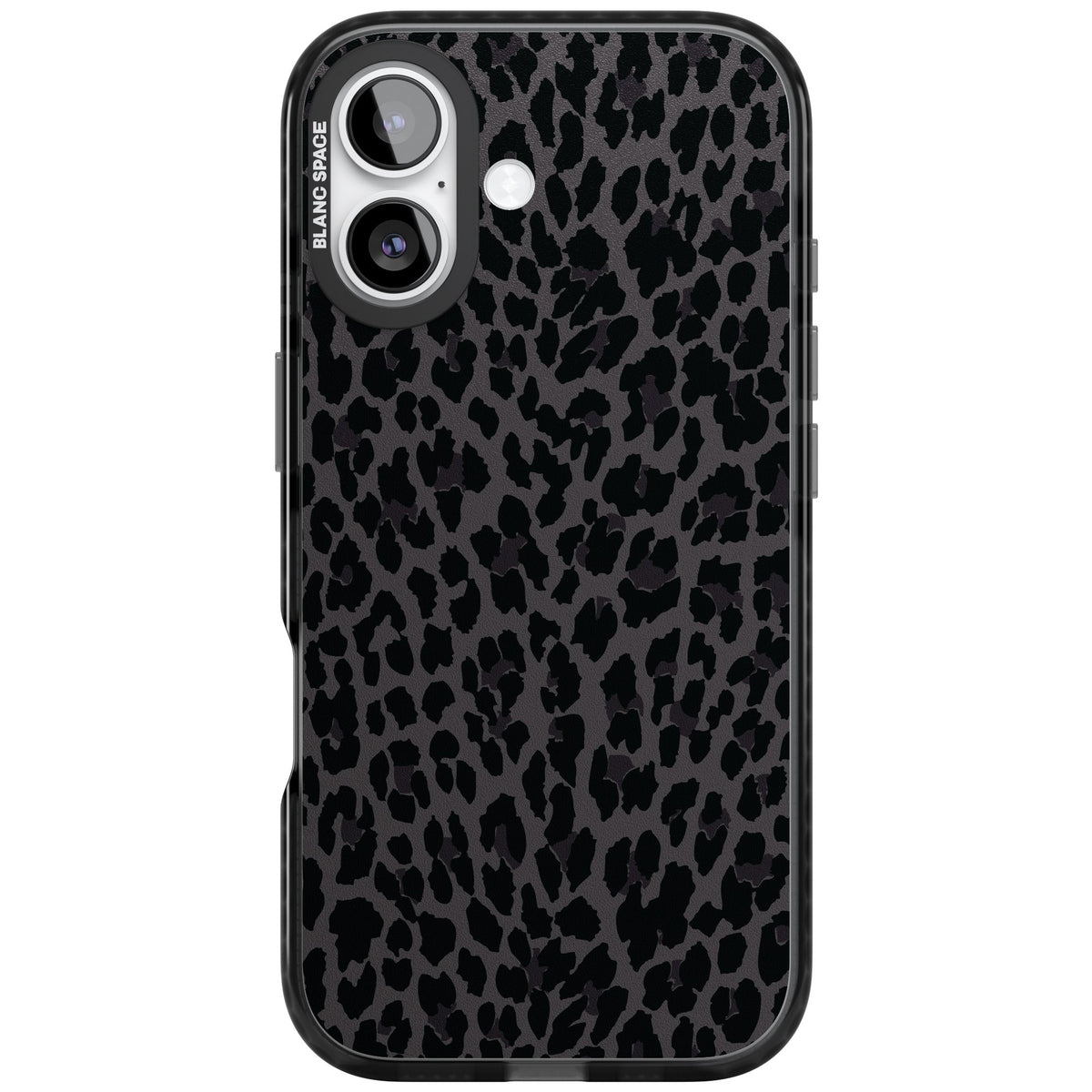 Dark Animal Print iPhone 16 / iPhone 16 Plus / iPhone 17 Impact Black Phone Case front
