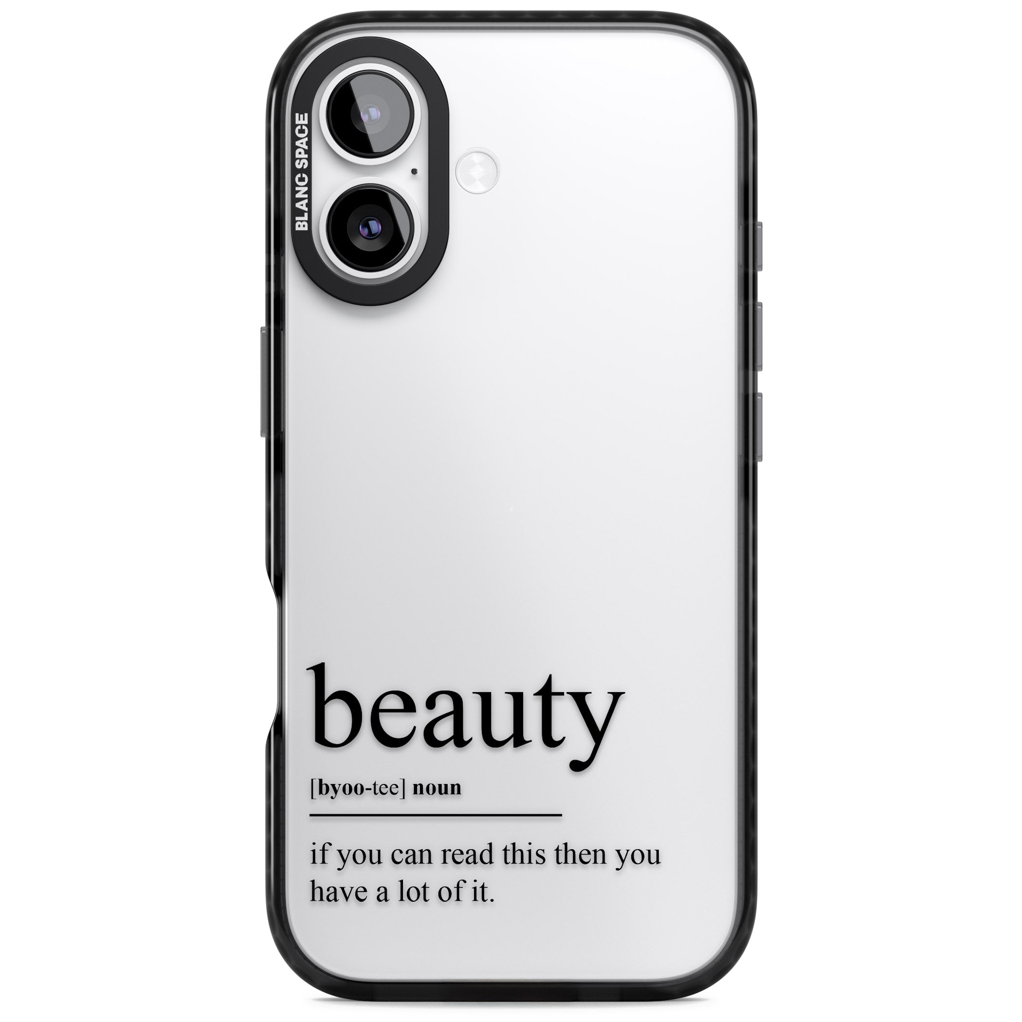 Beauty iPhone 17 Impact Black Phone Case