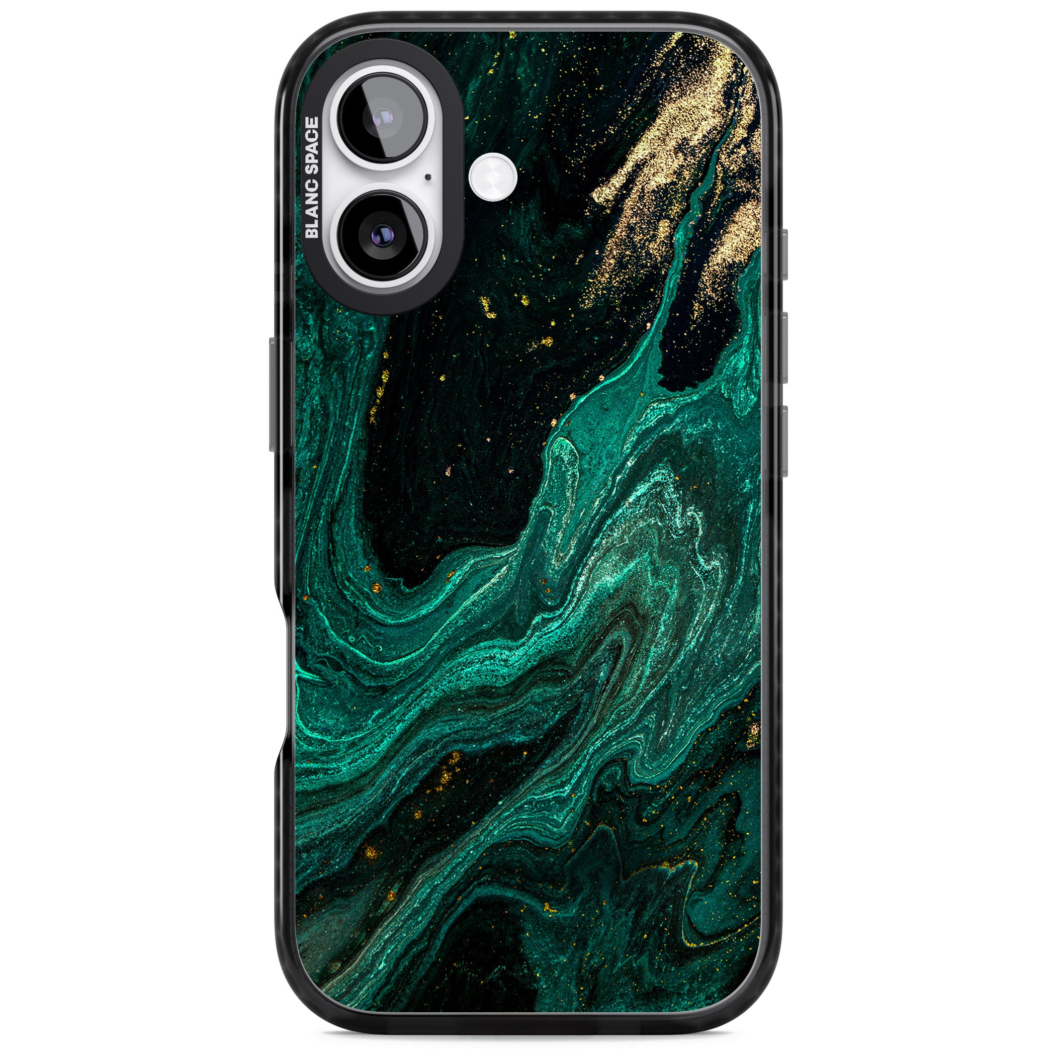 Emerald Lagoon iPhone 17 Impact Black Phone Case