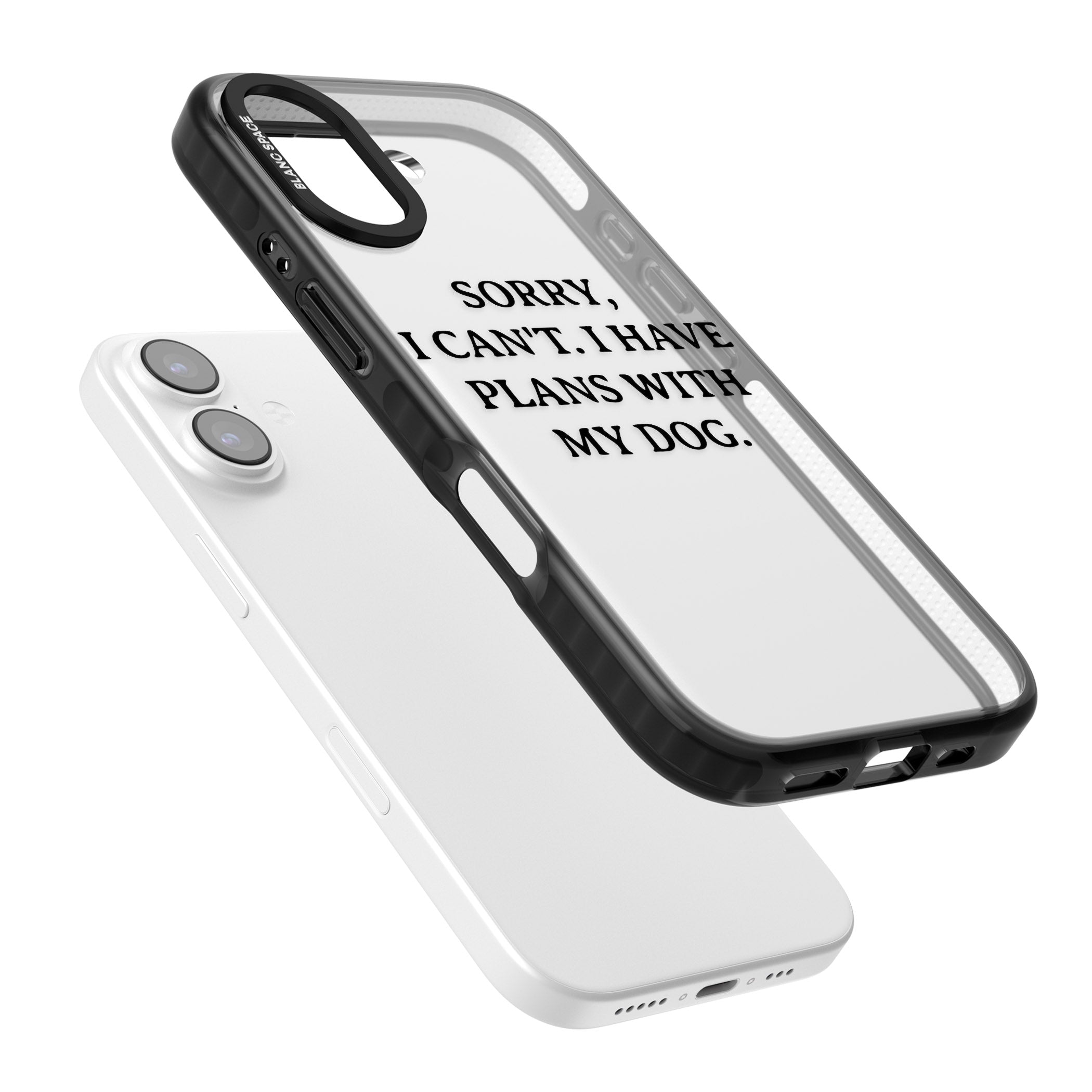 I Have Plans With My Dog iPhone 17 Impact Black Phone Case Colours