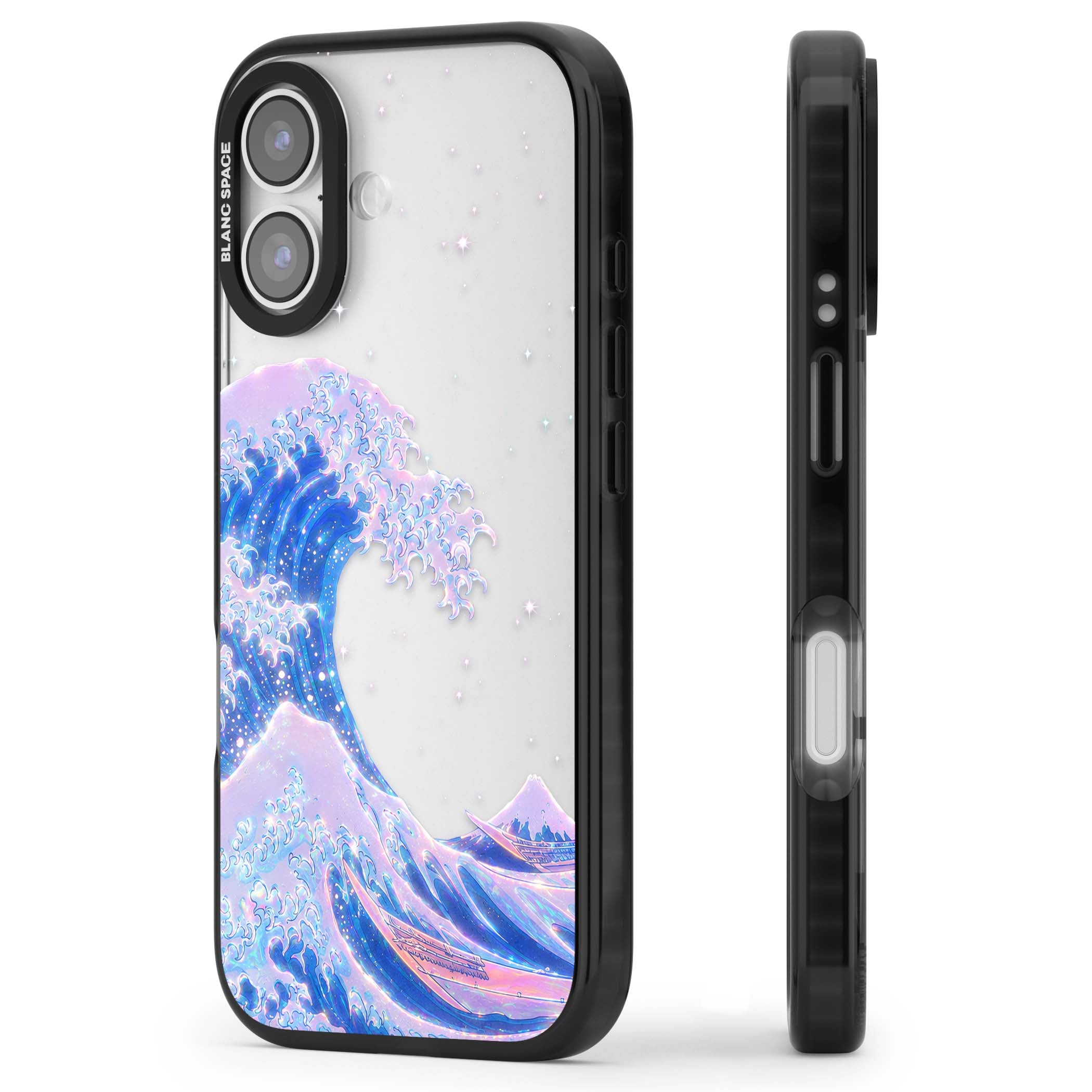 The Great Wave In Opal japanese iPhone case | Clear Impact case for iPhone 17