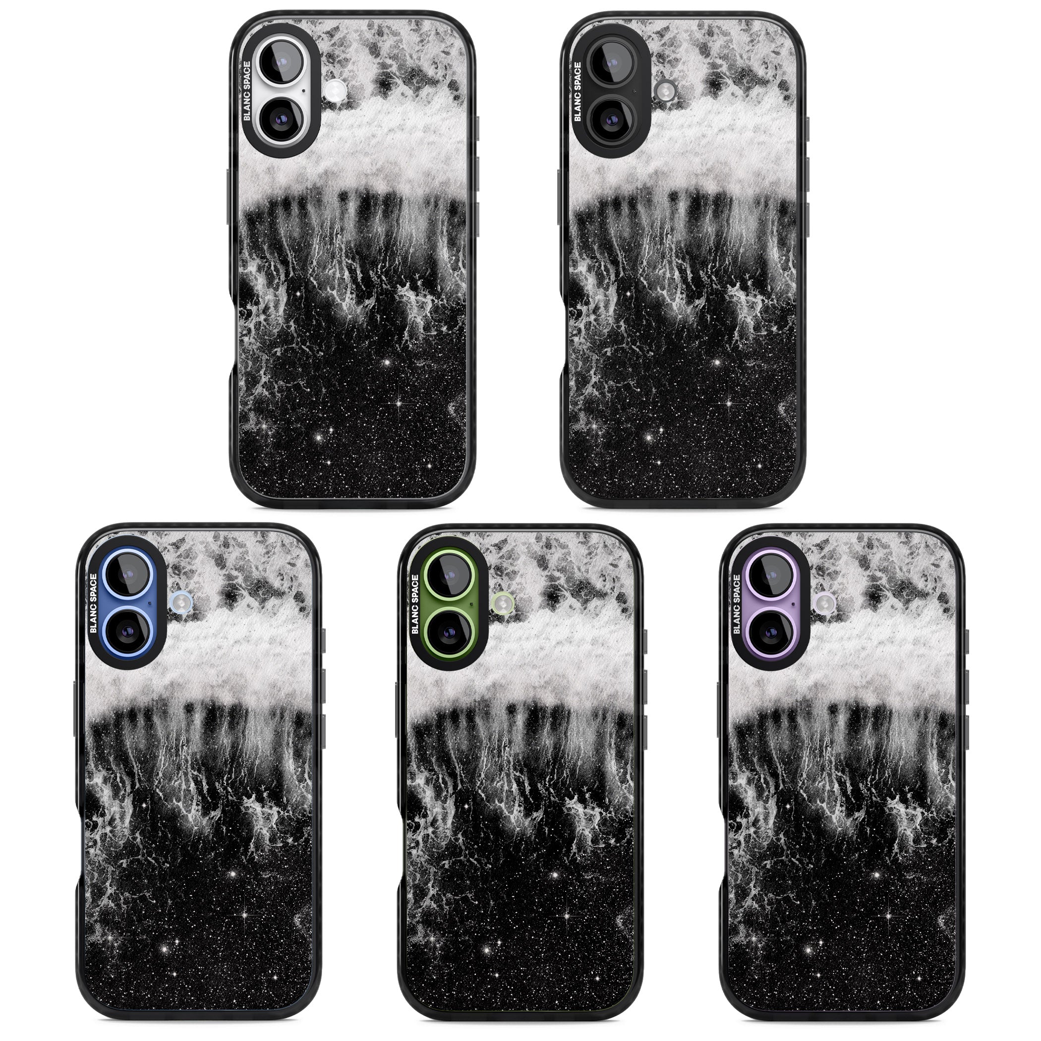 Deep Wave iPhone 17 Impact Black Phone Case APT Impact Protection