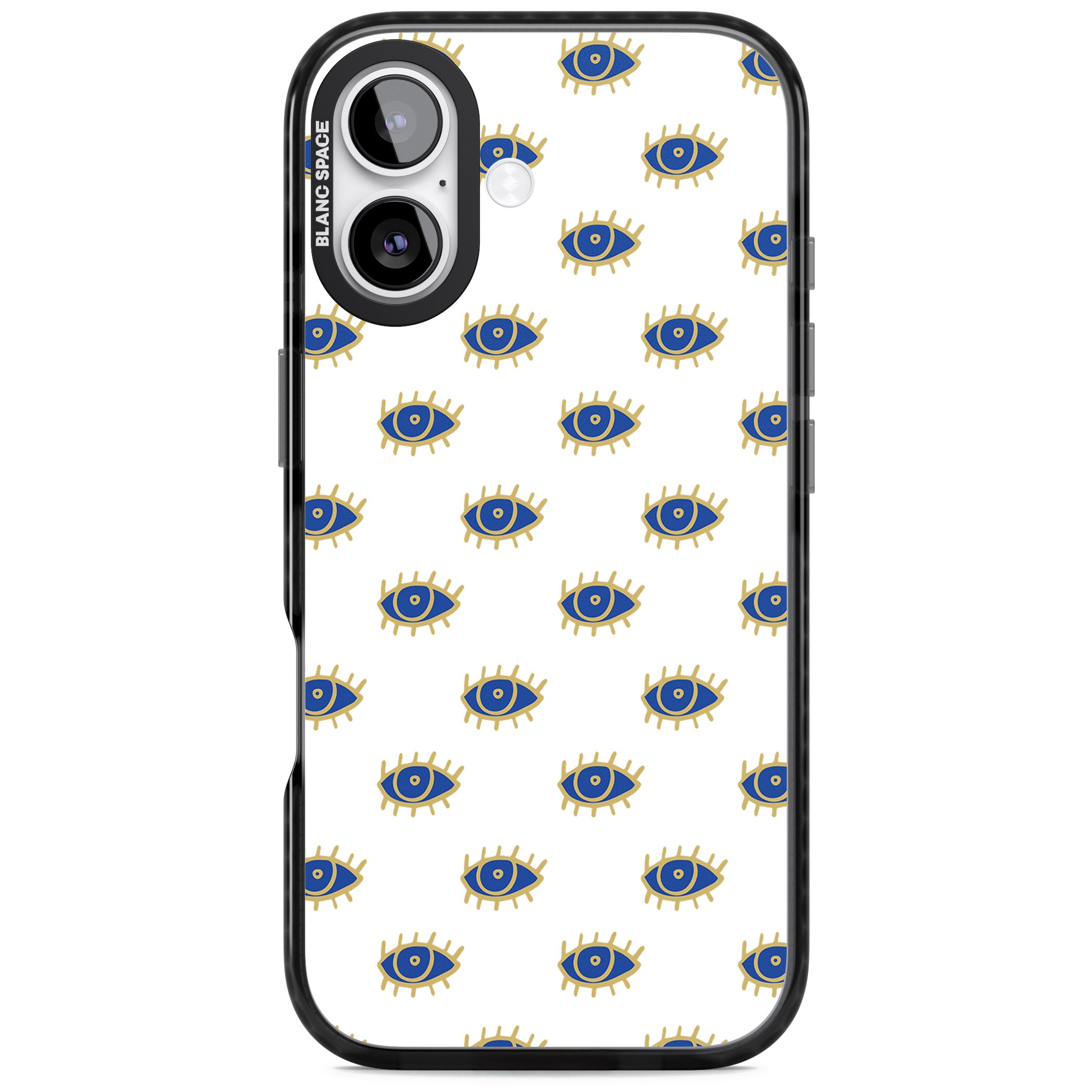 Gold Eye Pattern iPhone 17 Impact Black Phone Case