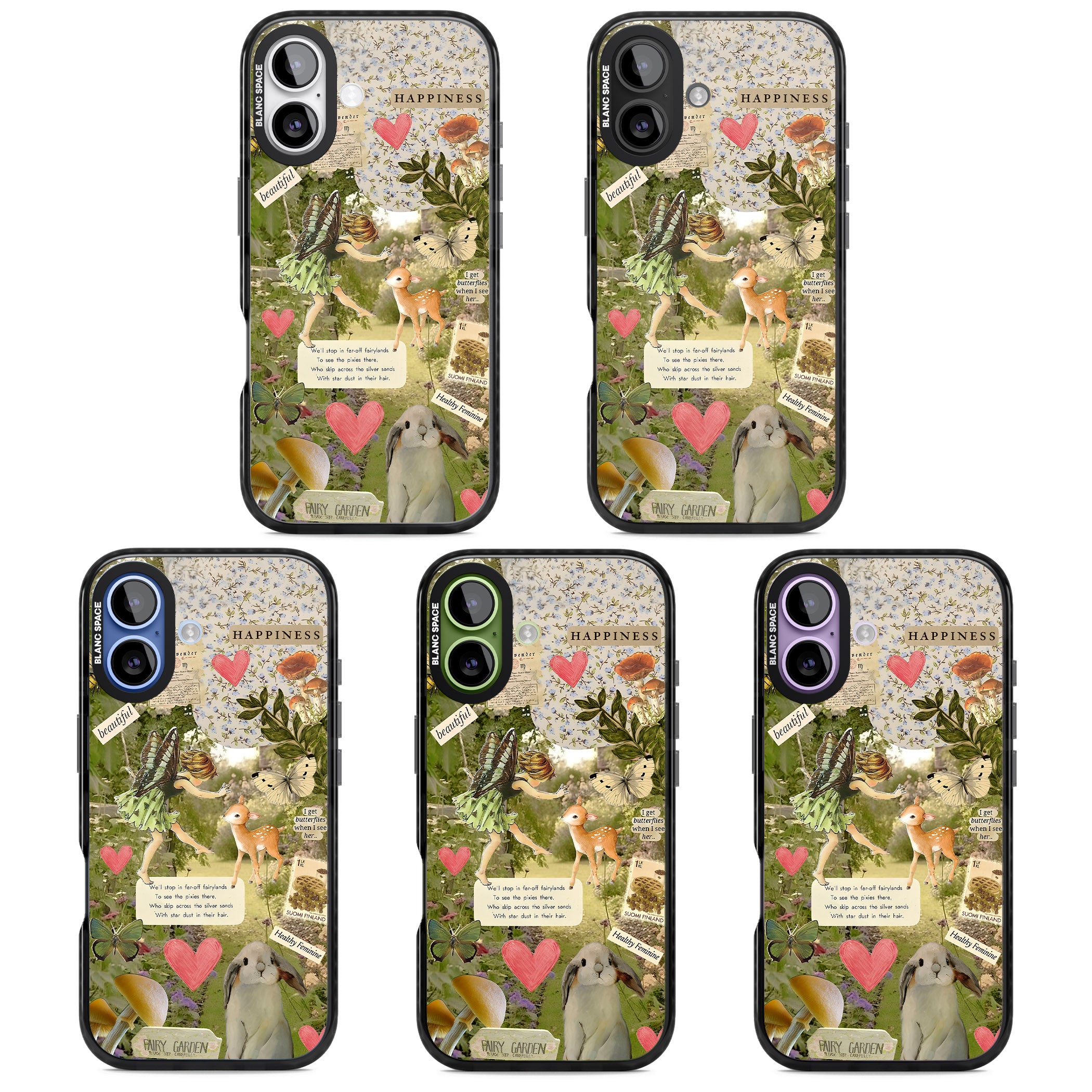 Soft Fairy iPhone 17 Impact Black Phone Case APT Impact Protection