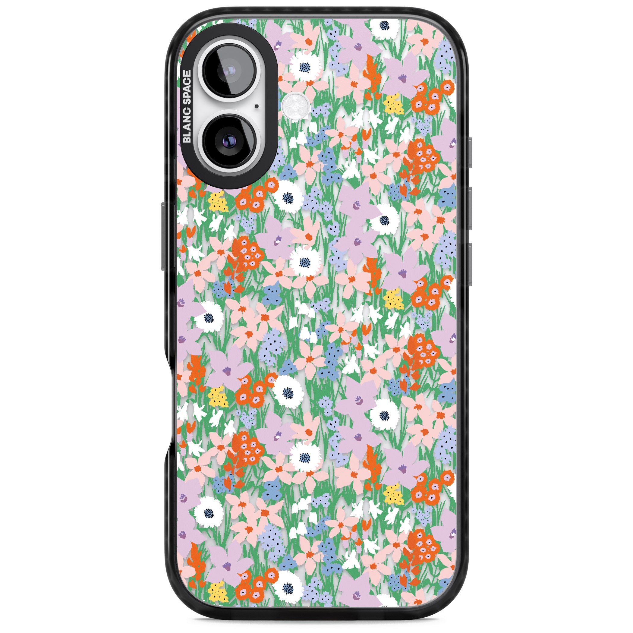 Floral Bloom Jazzy iPhone 17 Impact Black Phone Case