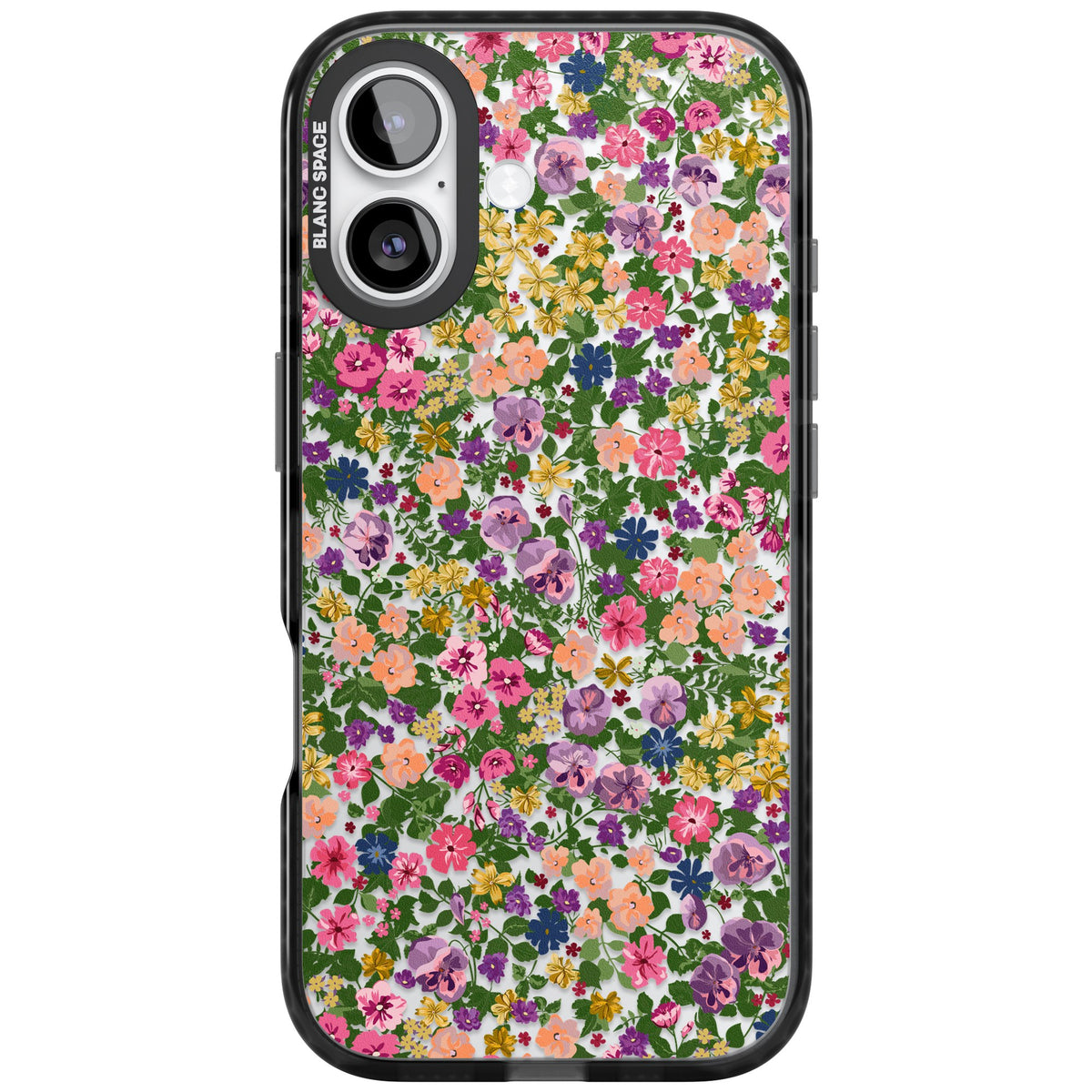 Lake Como Meadow iPhone 16 / iPhone 16 Plus / iPhone 17 Impact Black Phone Case front