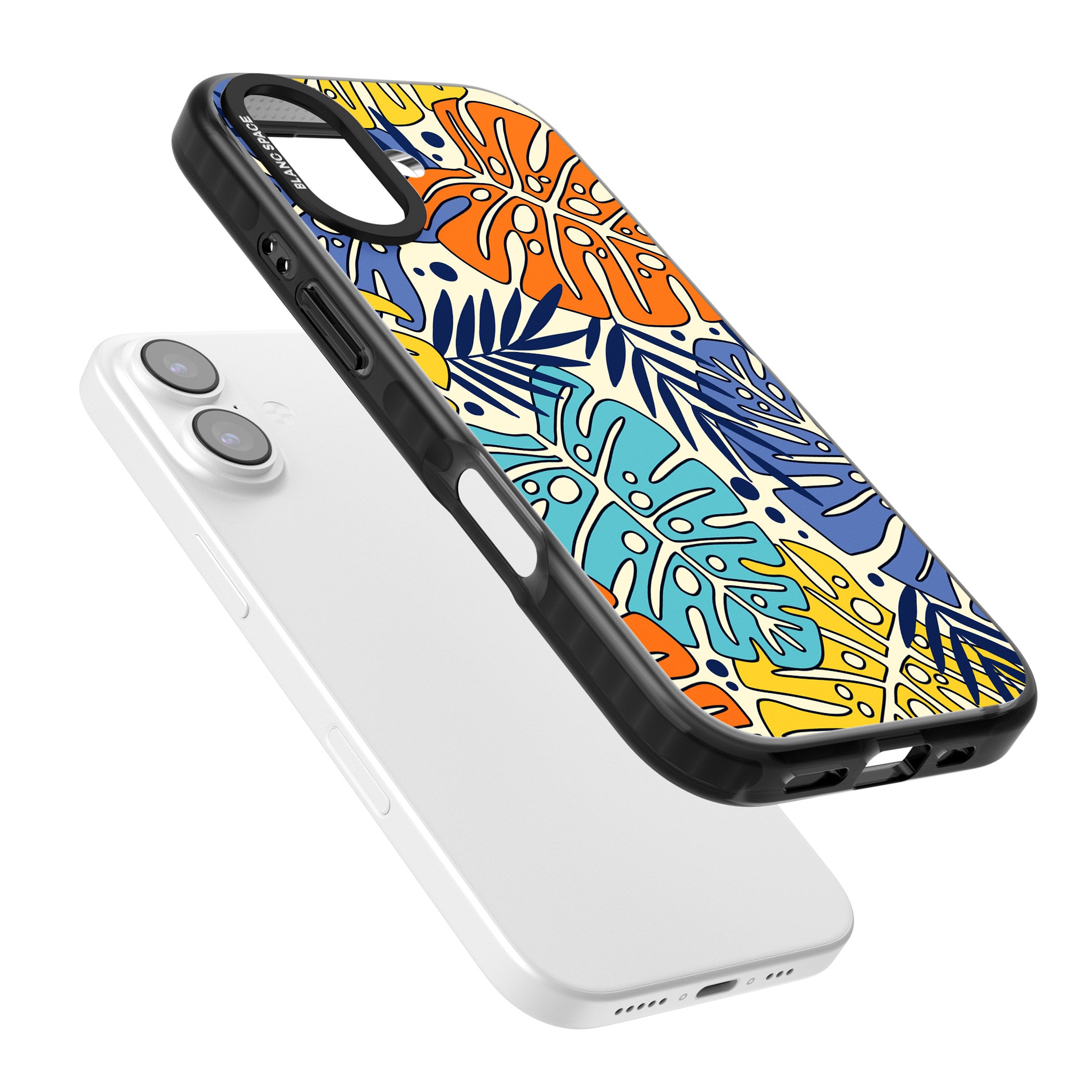 Beach Leaves iPhone 17 Impact Black Phone Case Colours