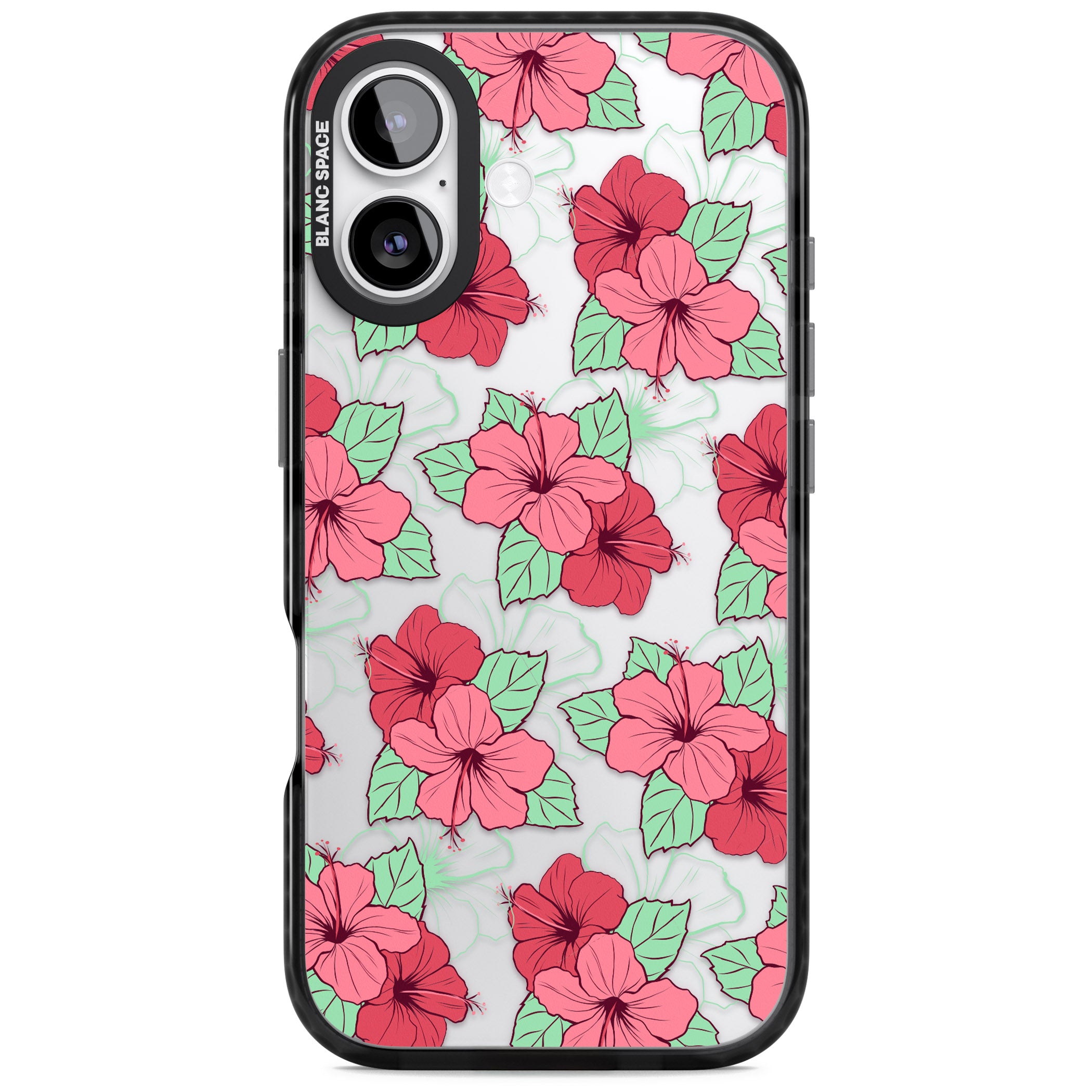Pink Peony iPhone 17 Impact Black Phone Case