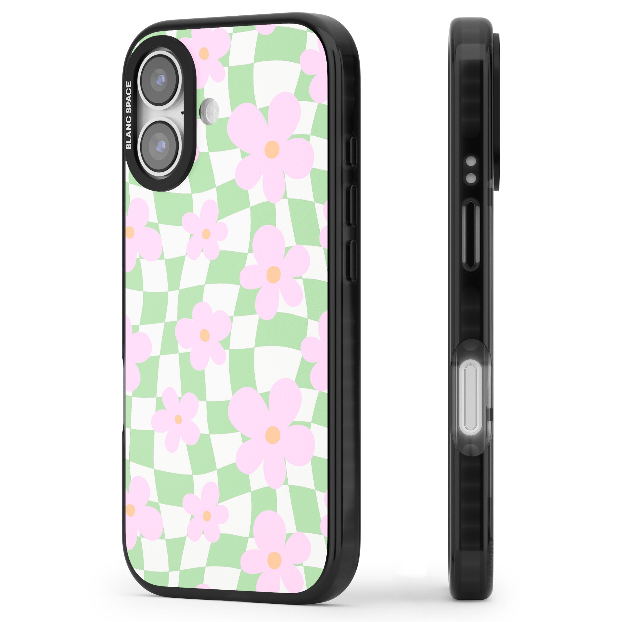 Spring Picnic iPhone 17 Impact Black Phone Case Side Profile