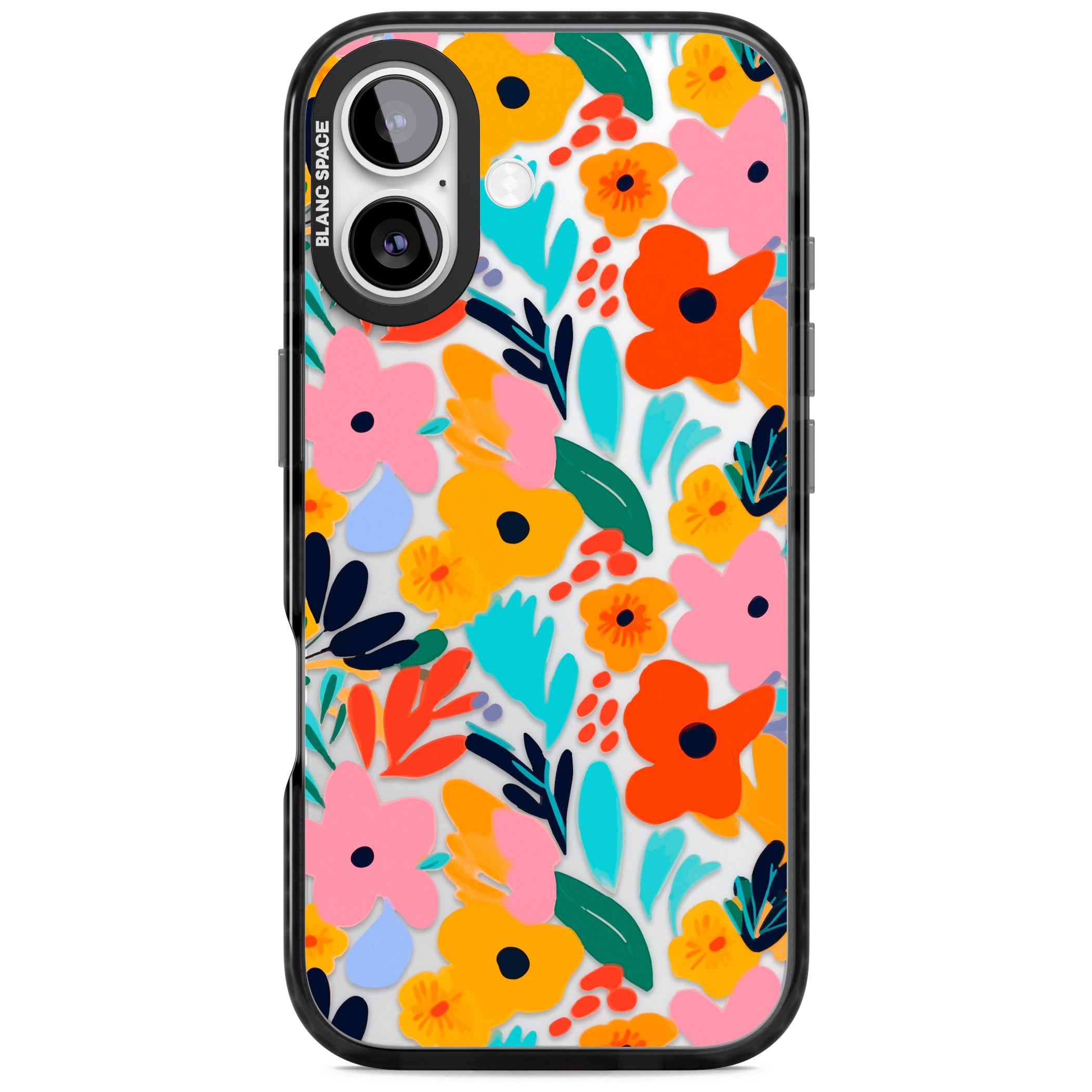 Floral Fiesta iPhone 17 Impact Black Phone Case