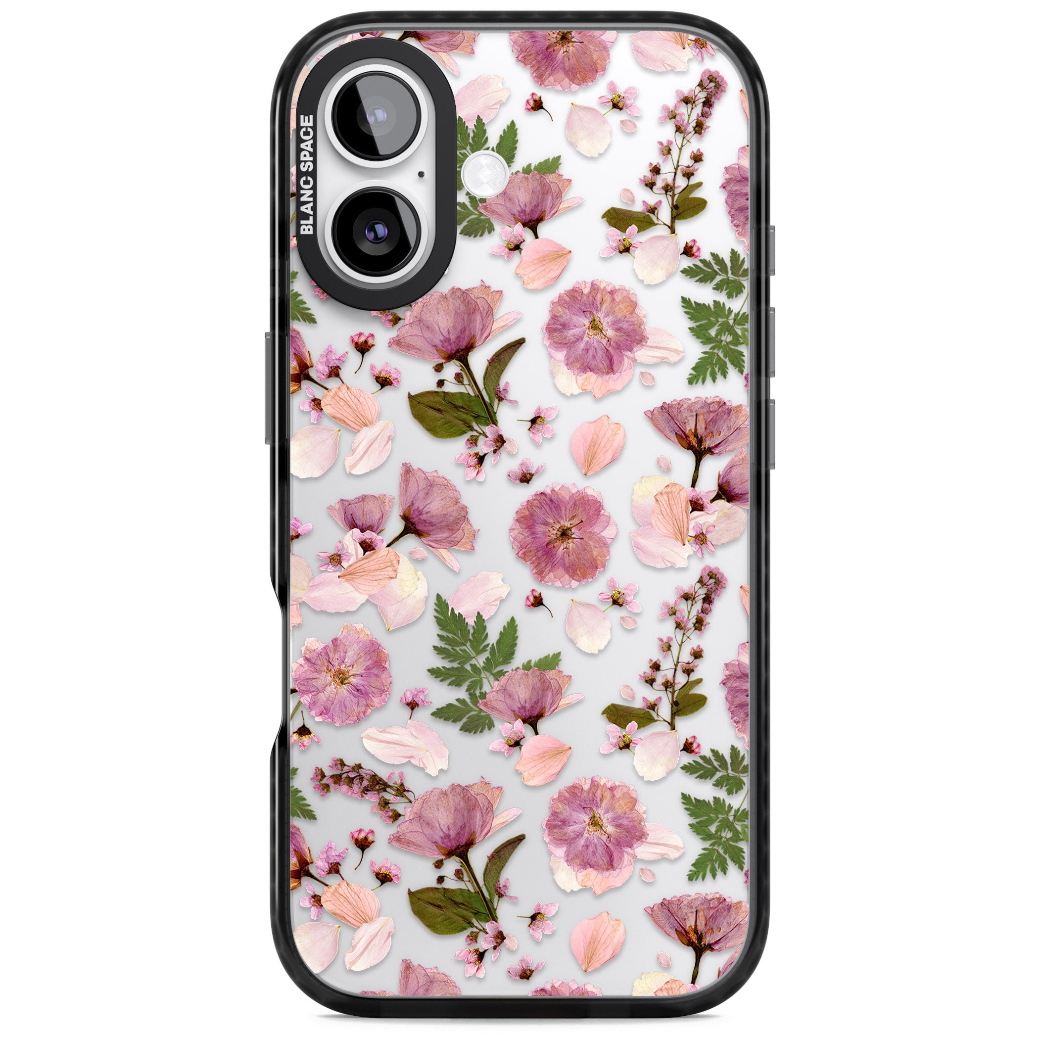 Floral Fantasy Menagerie iPhone 17 Impact Black Phone Case