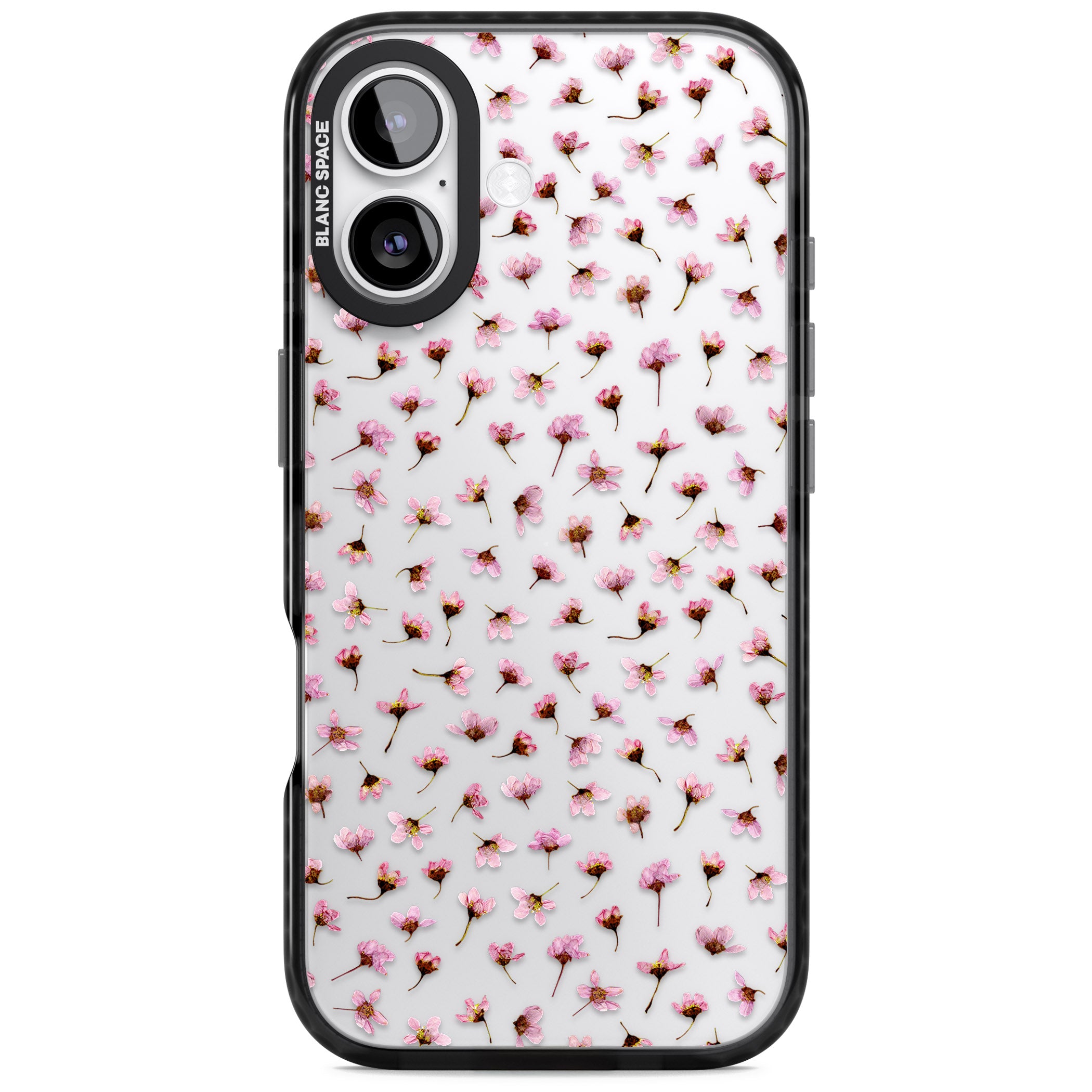 Pink Blossom iPhone 17 Impact Black Phone Case