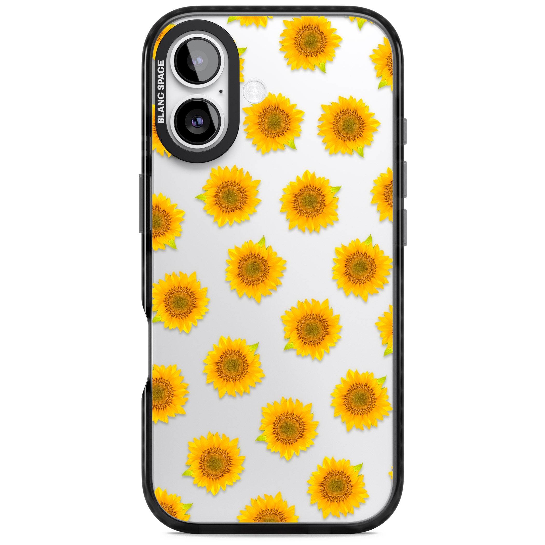 Sunflower Flourish iPhone 17 Impact Black Phone Case