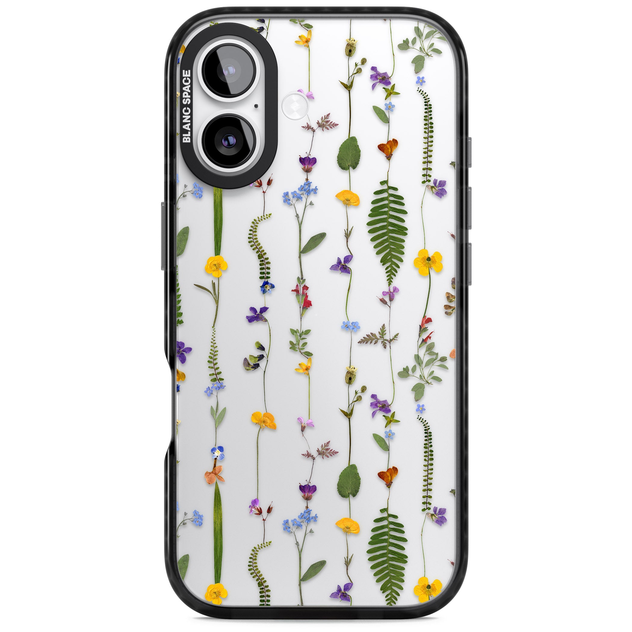 Wildflower Chain iPhone 17 Impact Black Phone Case