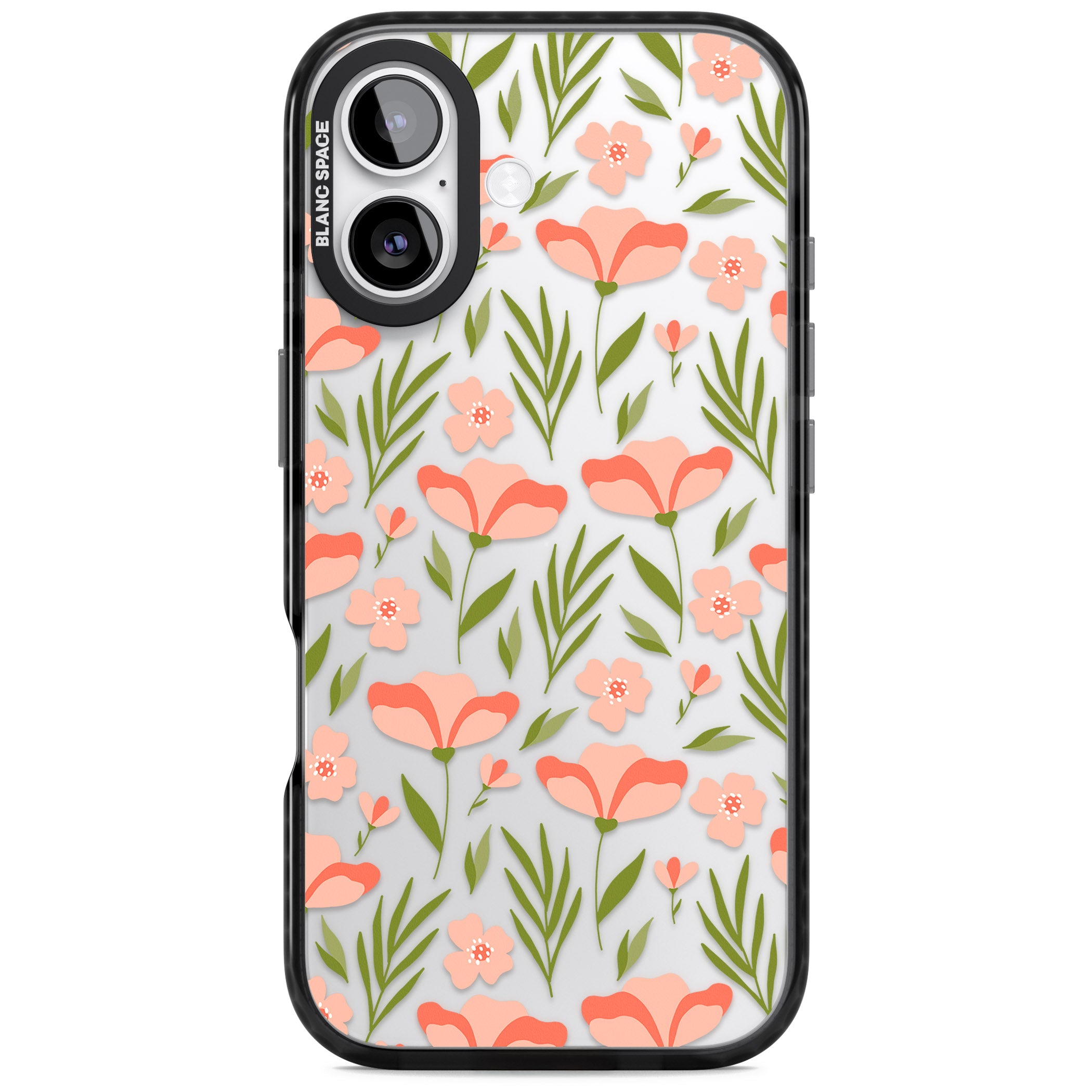 Blossom Bloom iPhone 17 Impact Black Phone Case
