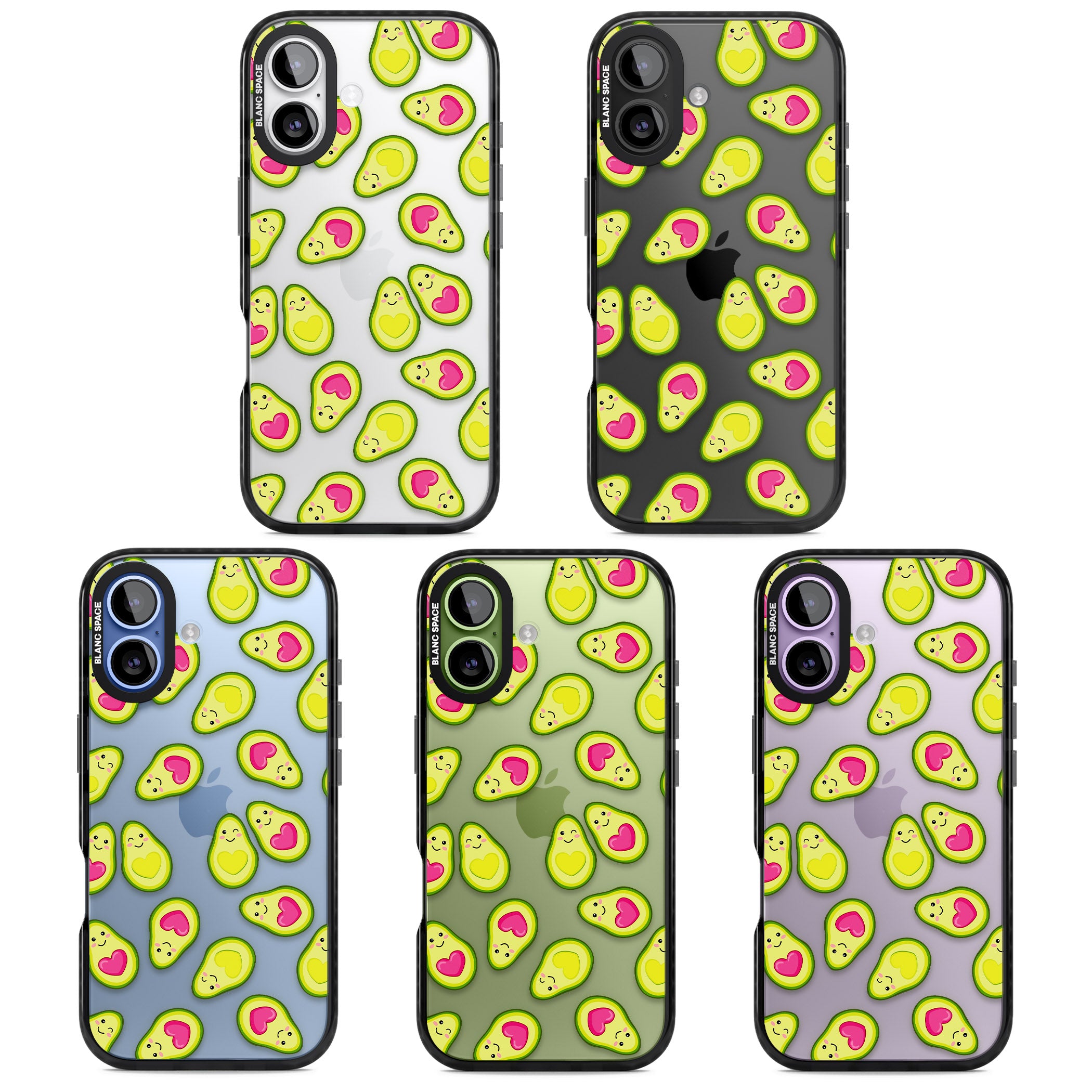 Avocado Love iPhone 17 Impact Black Phone Case APT Impact Protection
