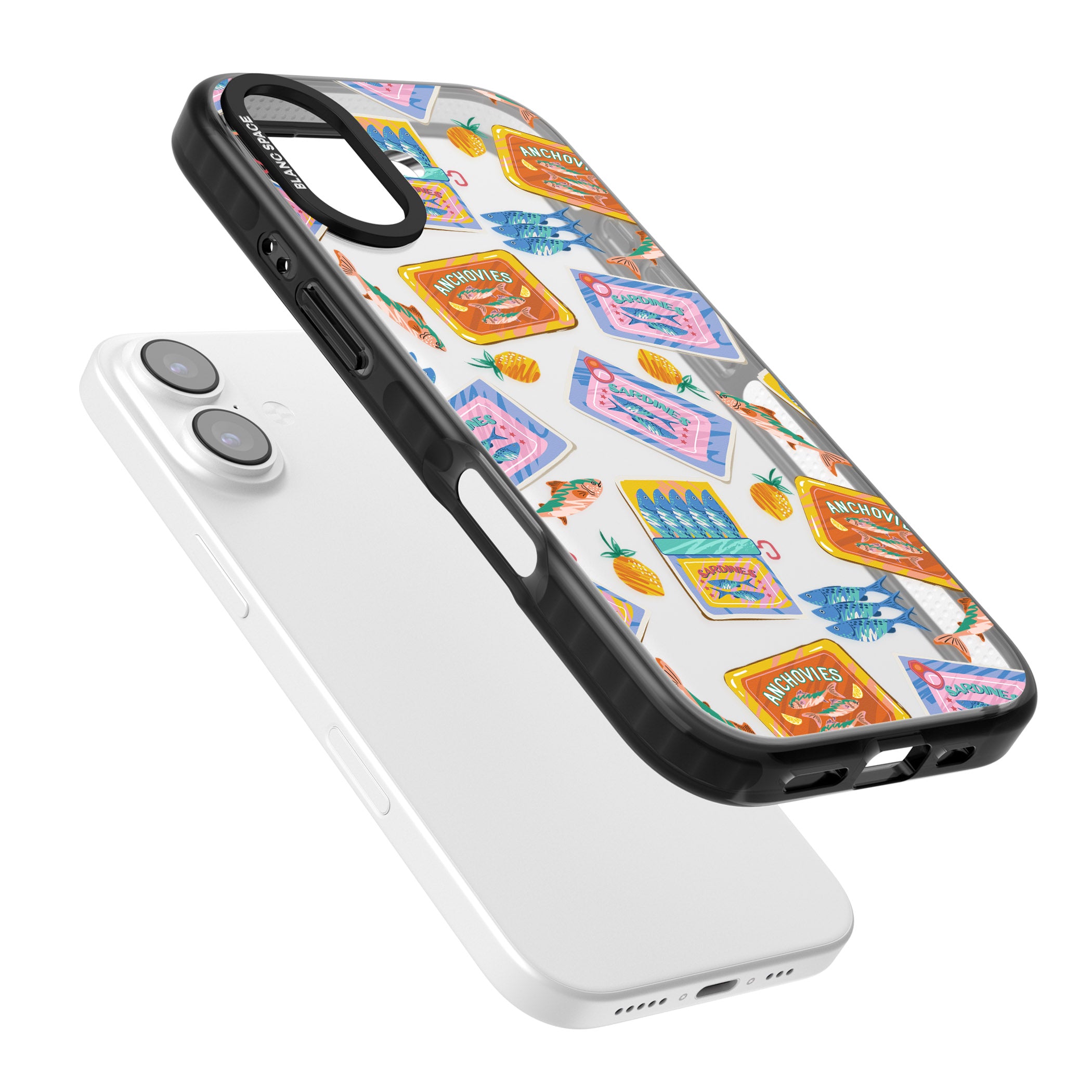 Sardines & Anchovies iPhone 17 Impact Black Phone Case Colours