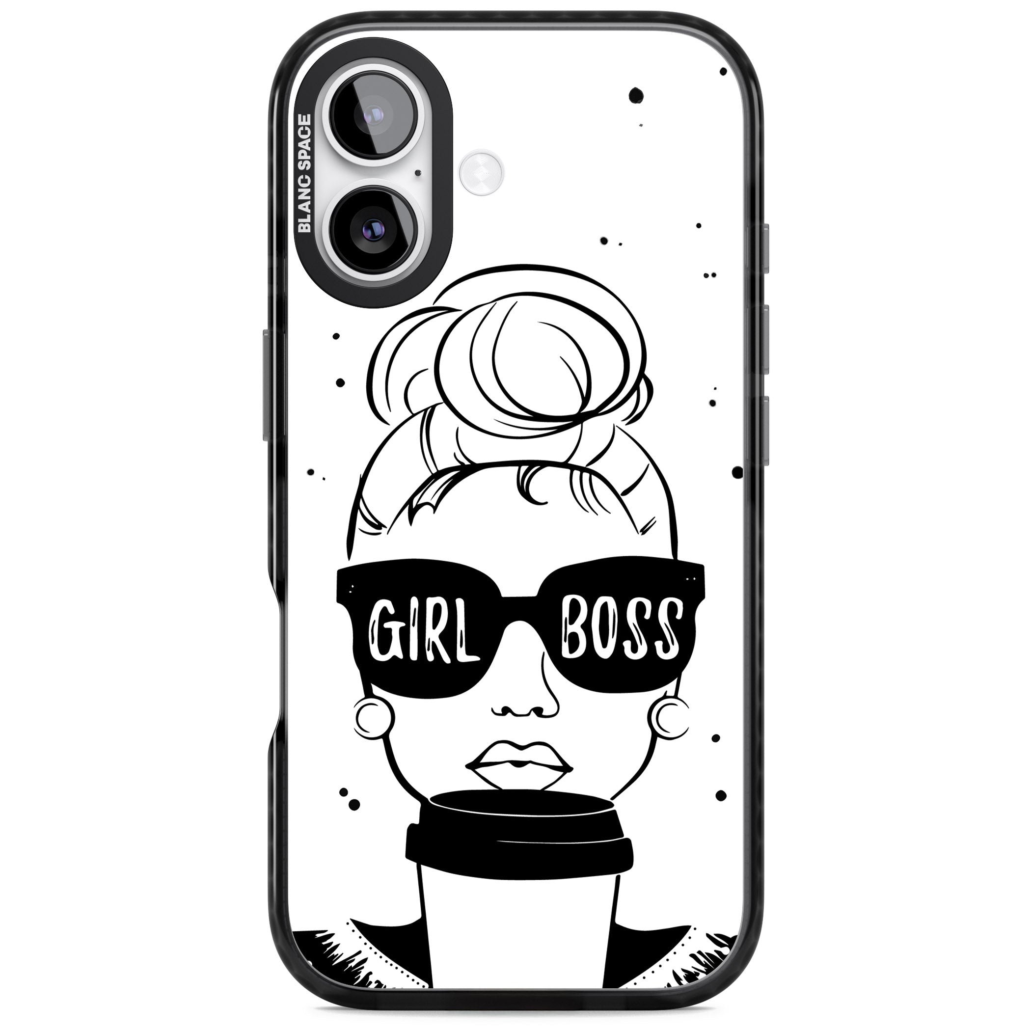Girl Boss iPhone 17 Impact Black Phone Case