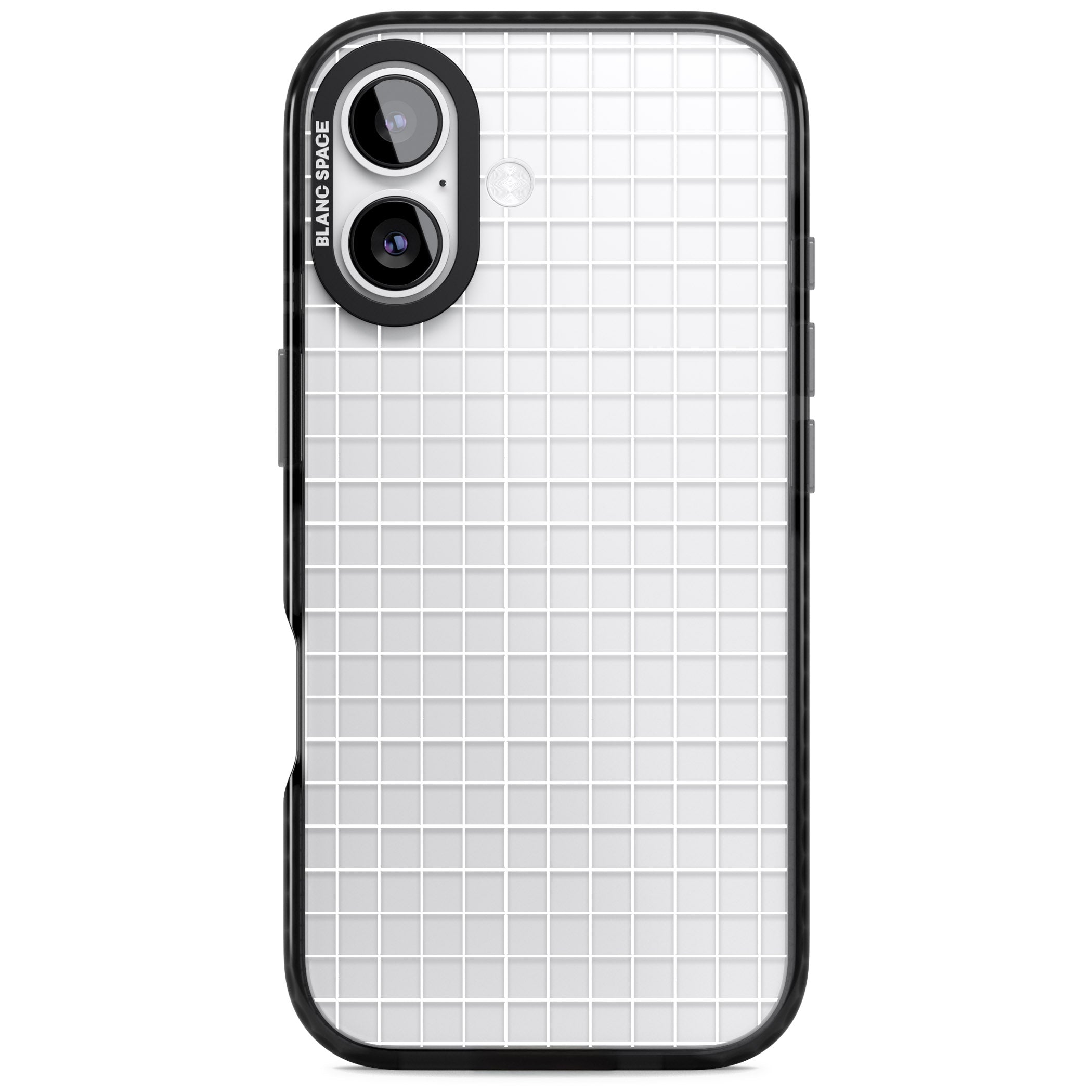 Modern Grid Pattern iPhone 17 Impact Black Phone Case