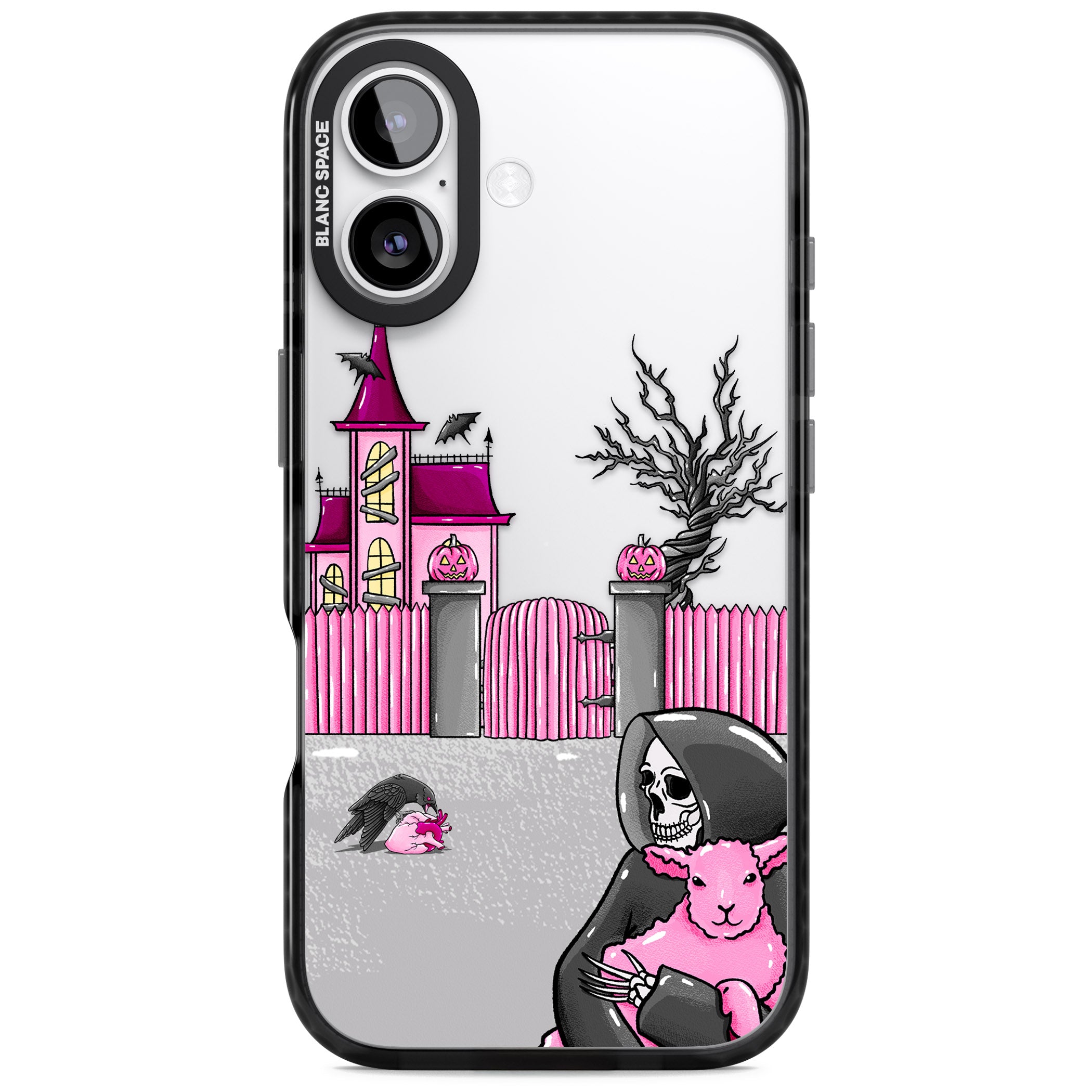 Left With My Heart iPhone 17 Impact Black Phone Case