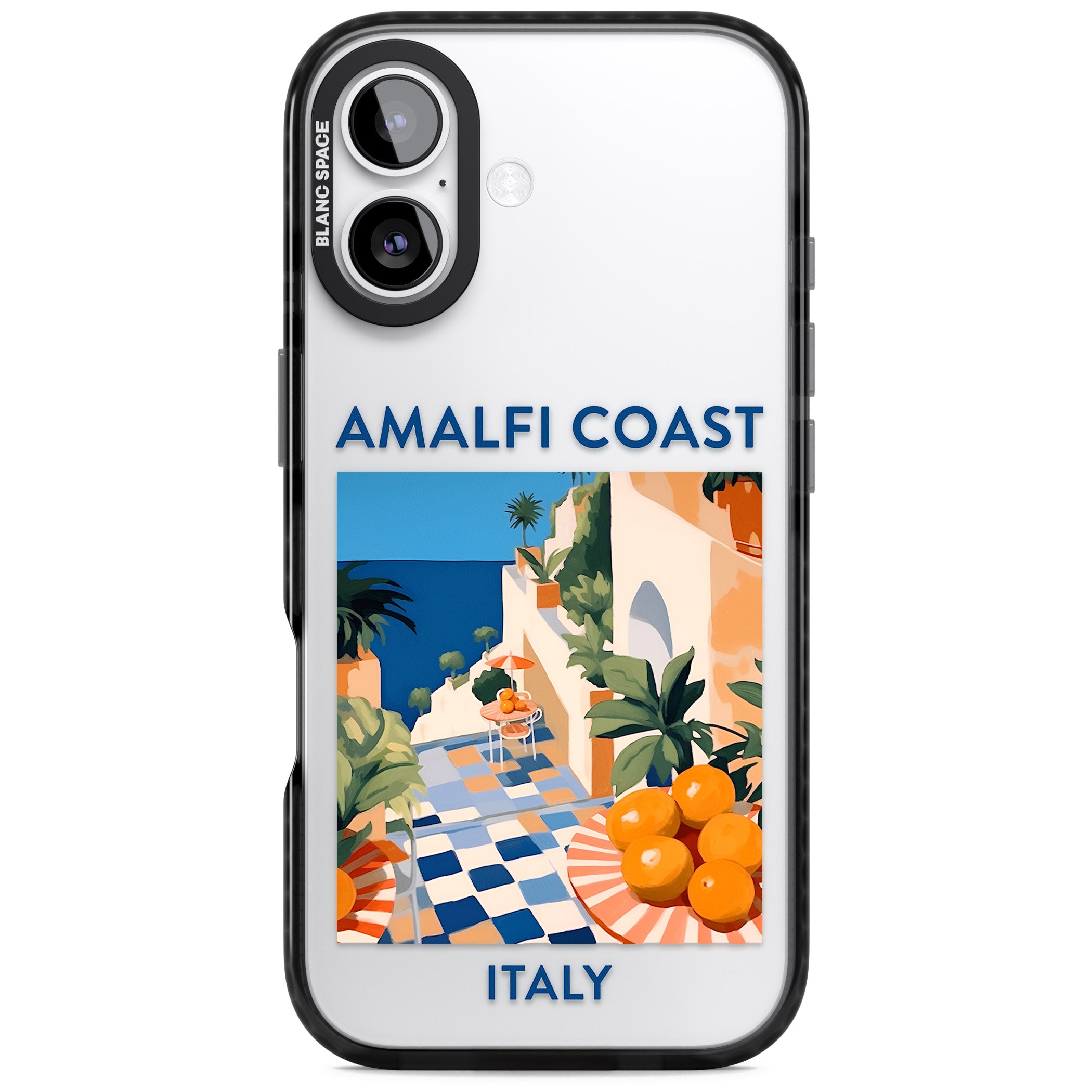 Amalfi Coast iPhone 17 Impact Black Phone Case