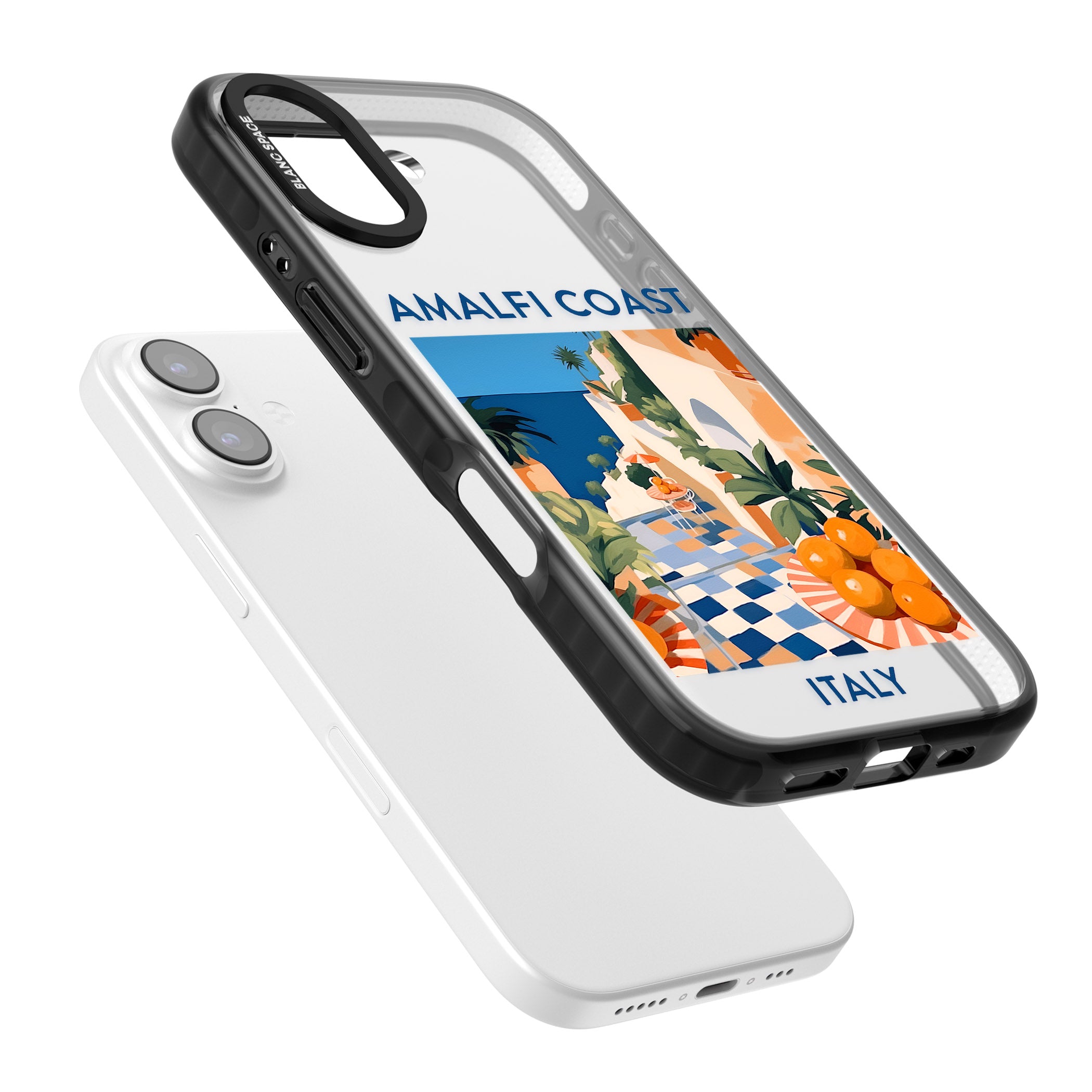 Amalfi Coast iPhone 17 Impact Black Phone Case Colours