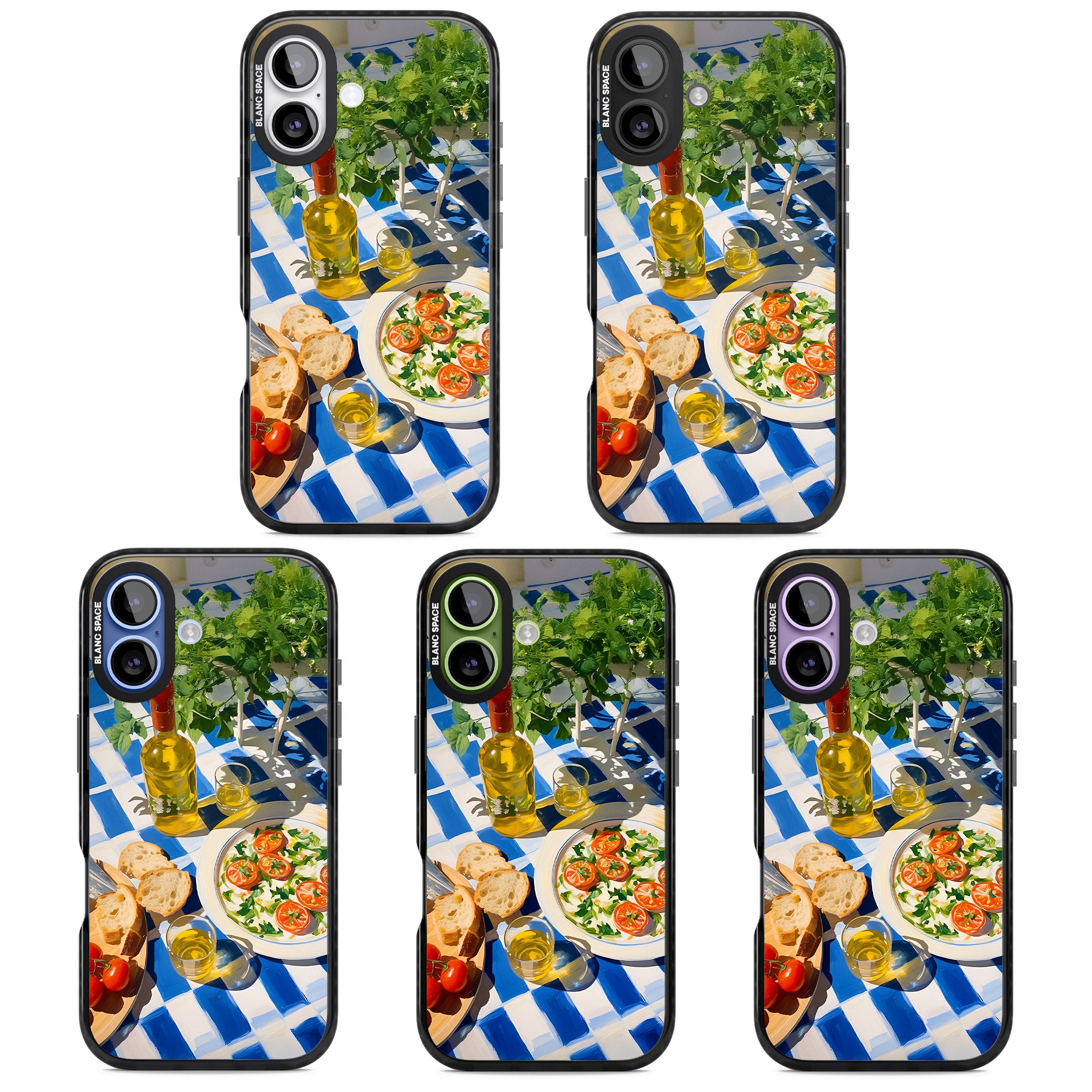 Caprese Salad iPhone 17 Impact Black Phone Case APT Impact Protection