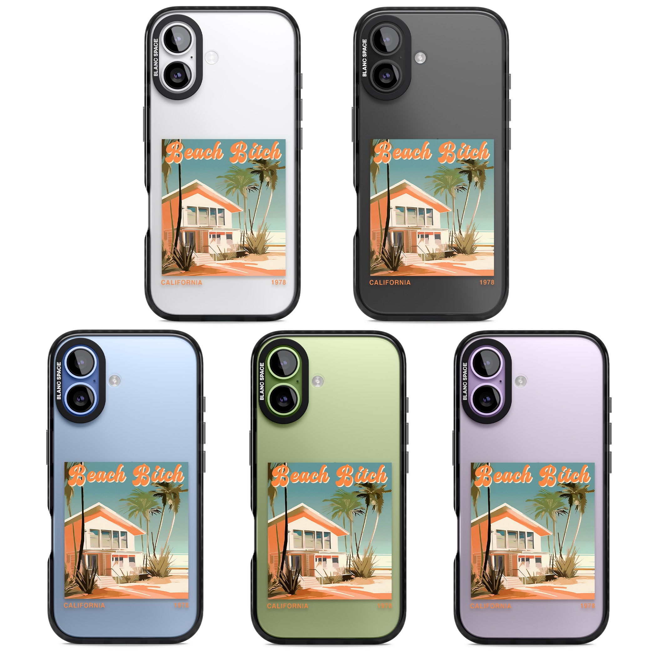 Beach B*tch iPhone 17 Impact Black Phone Case APT Impact Protection