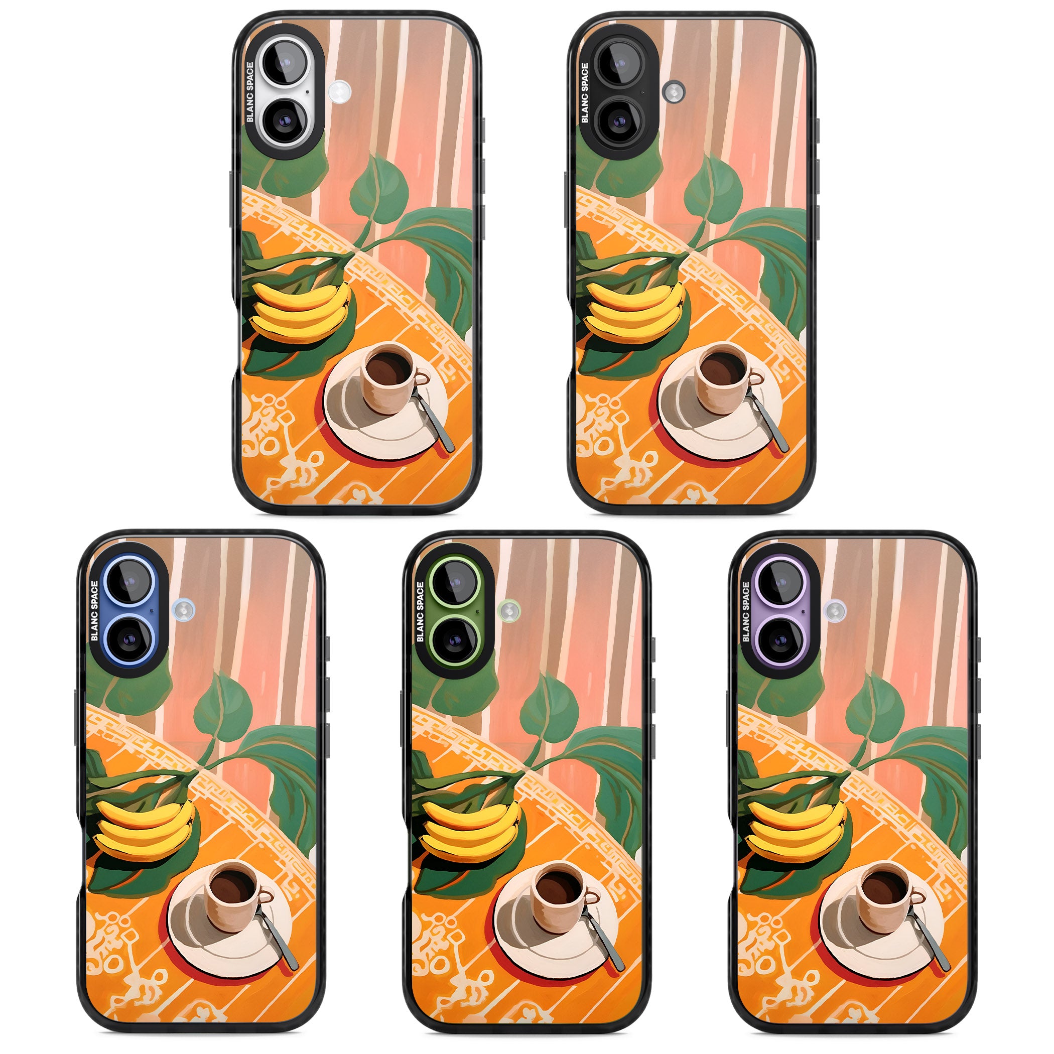 Mediterranean Breakfast iPhone 17 Impact Black Phone Case APT Impact Protection