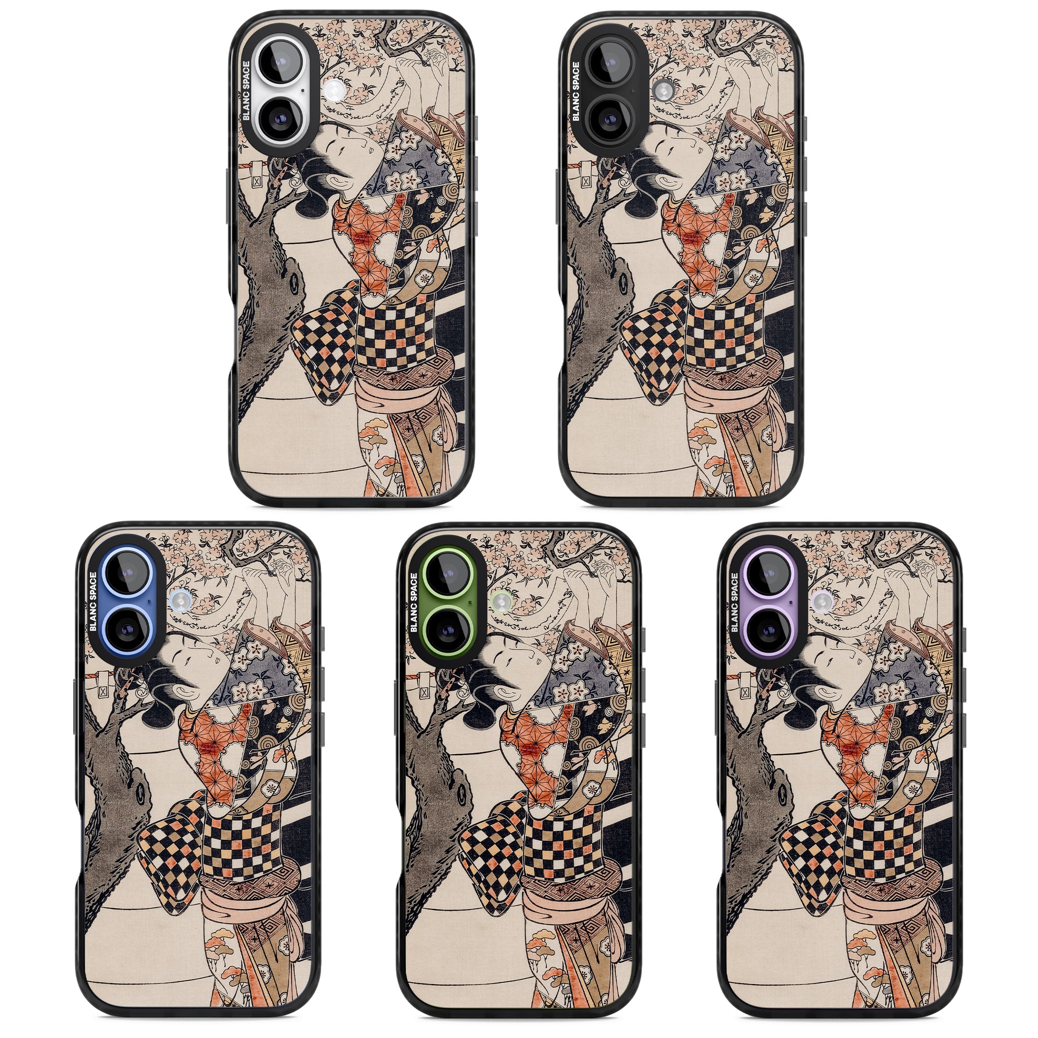 Vintage Japan iPhone 17 Impact Black Phone Case APT Impact Protection