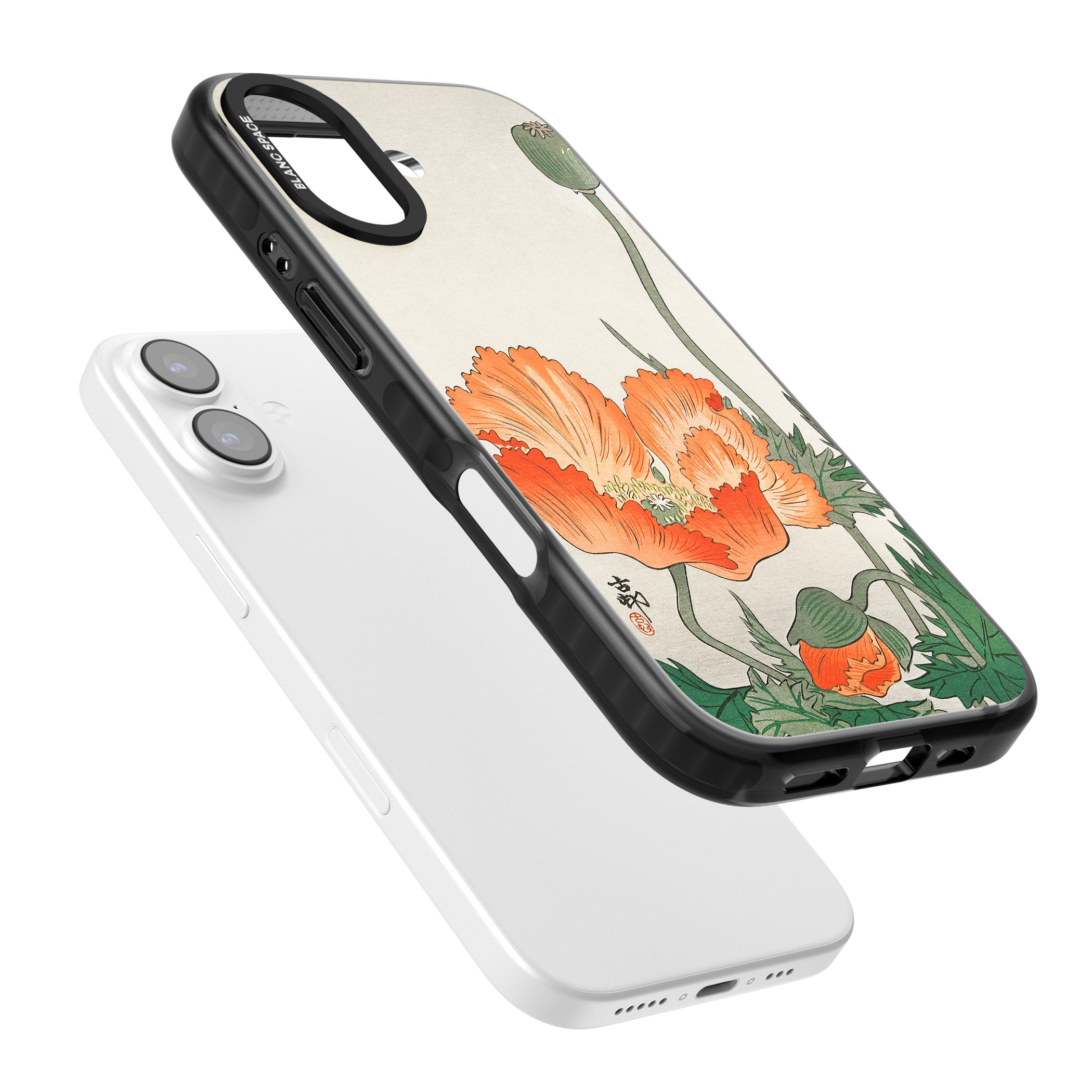 Birds And Plants By Ohara Koson iPhone 17 Impact Black Phone Case Colours