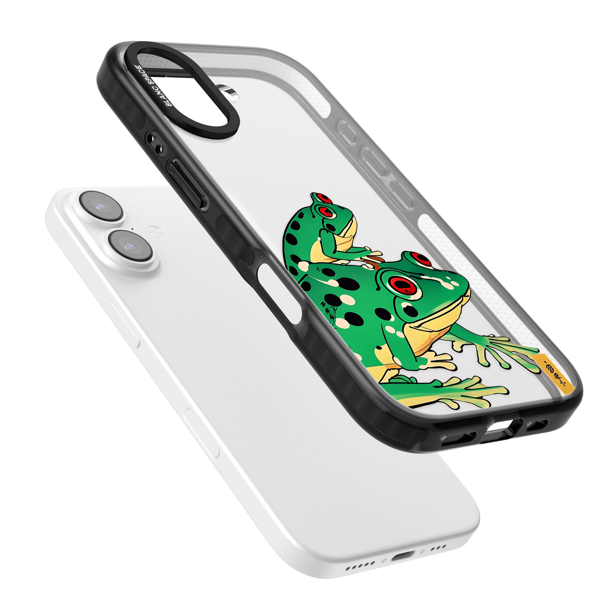 Matsumoto Hoji Frog Green iPhone 17 Impact Black Phone Case Colours