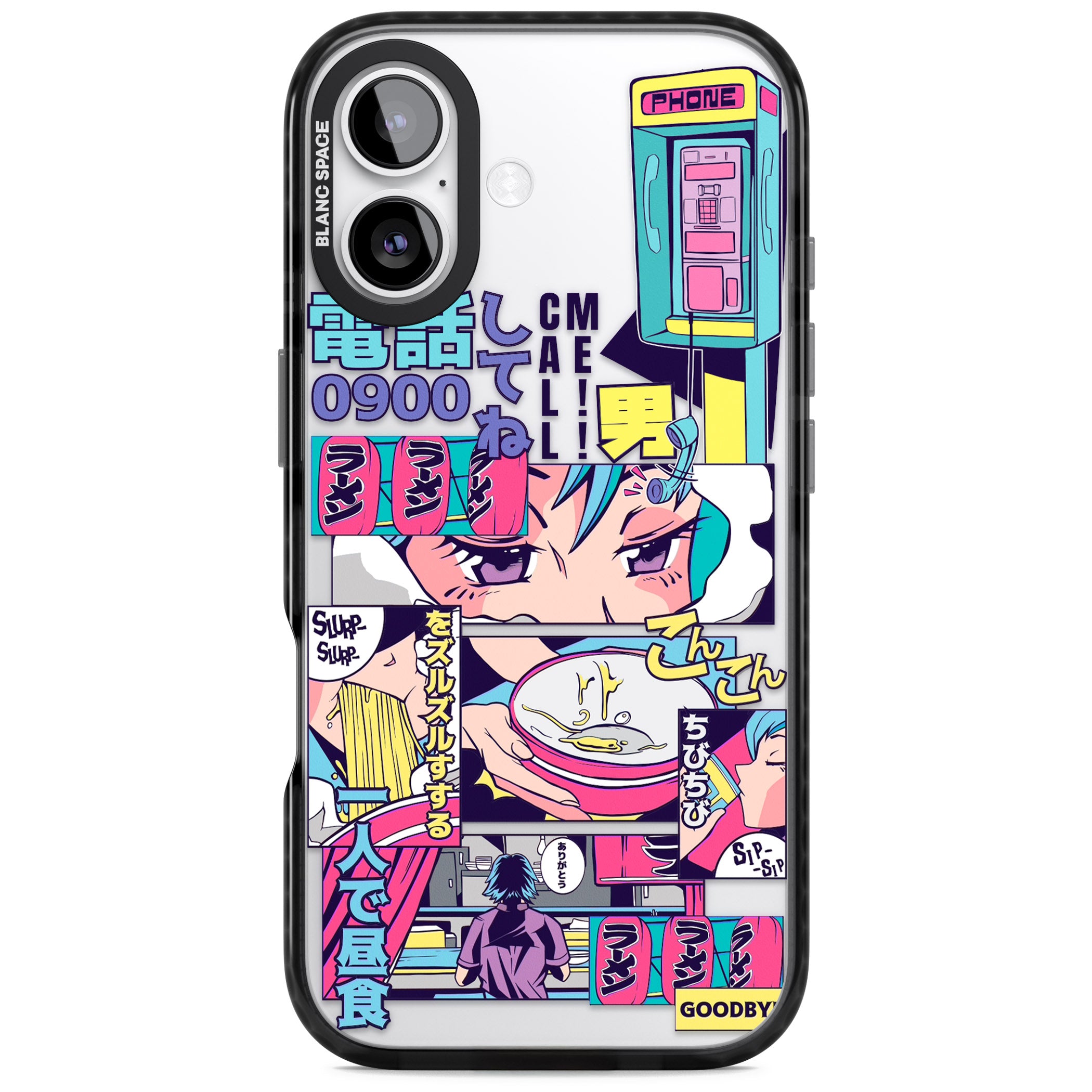 Vibrant Anime Comic iPhone 17 Impact Black Phone Case