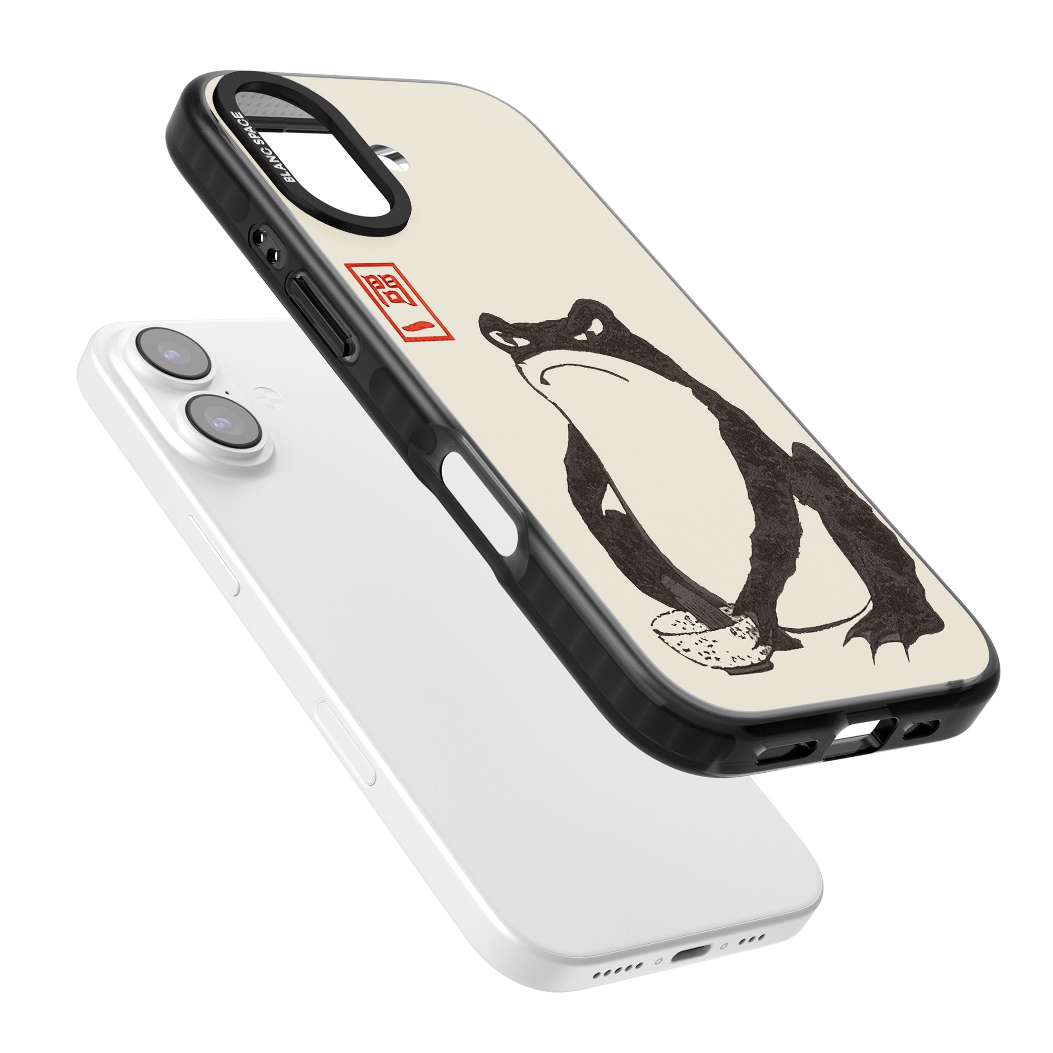 Matsumoto Hoji Grumpy Toad iPhone 17 Impact Black Phone Case Colours