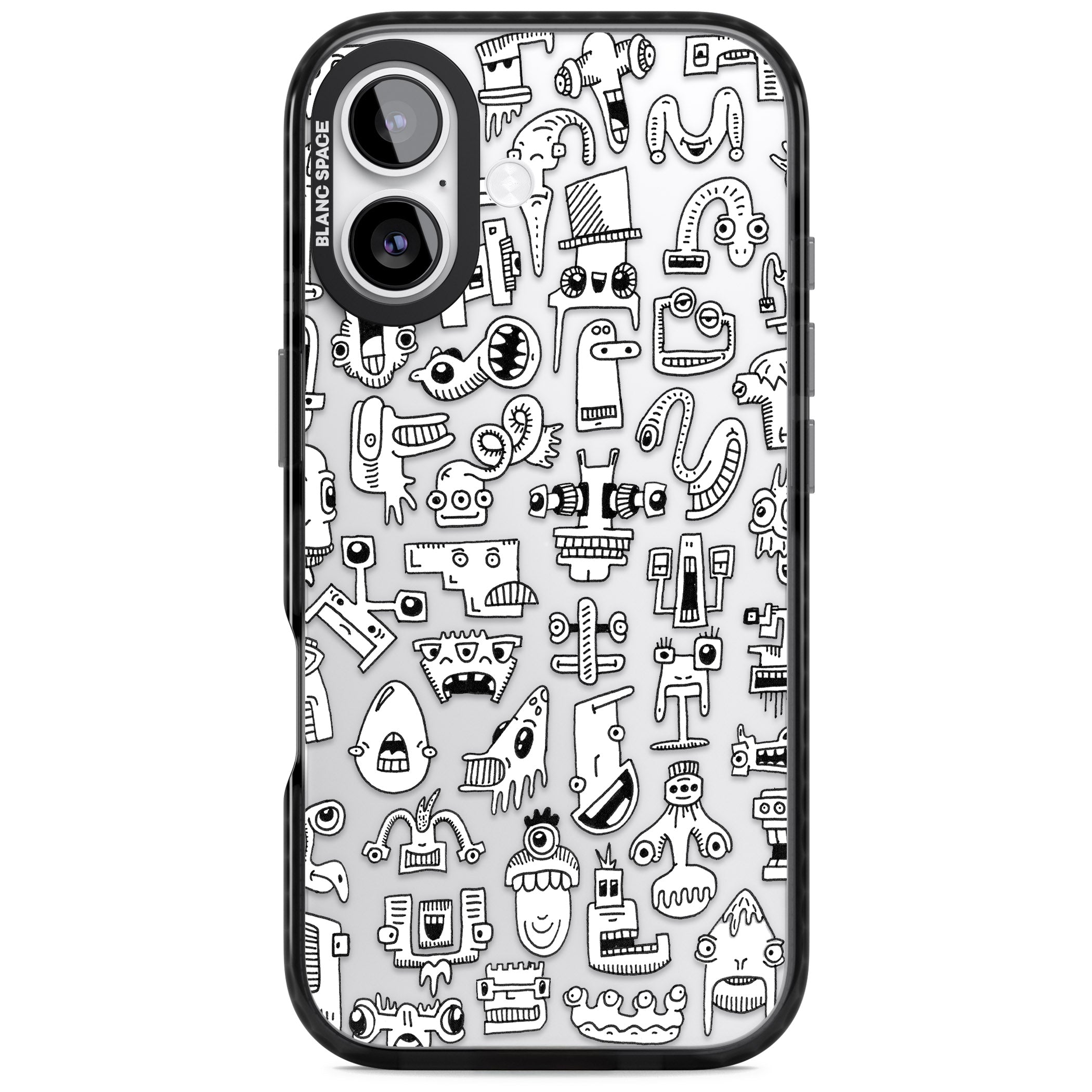 Weird Friends iPhone 17 Impact Black Phone Case