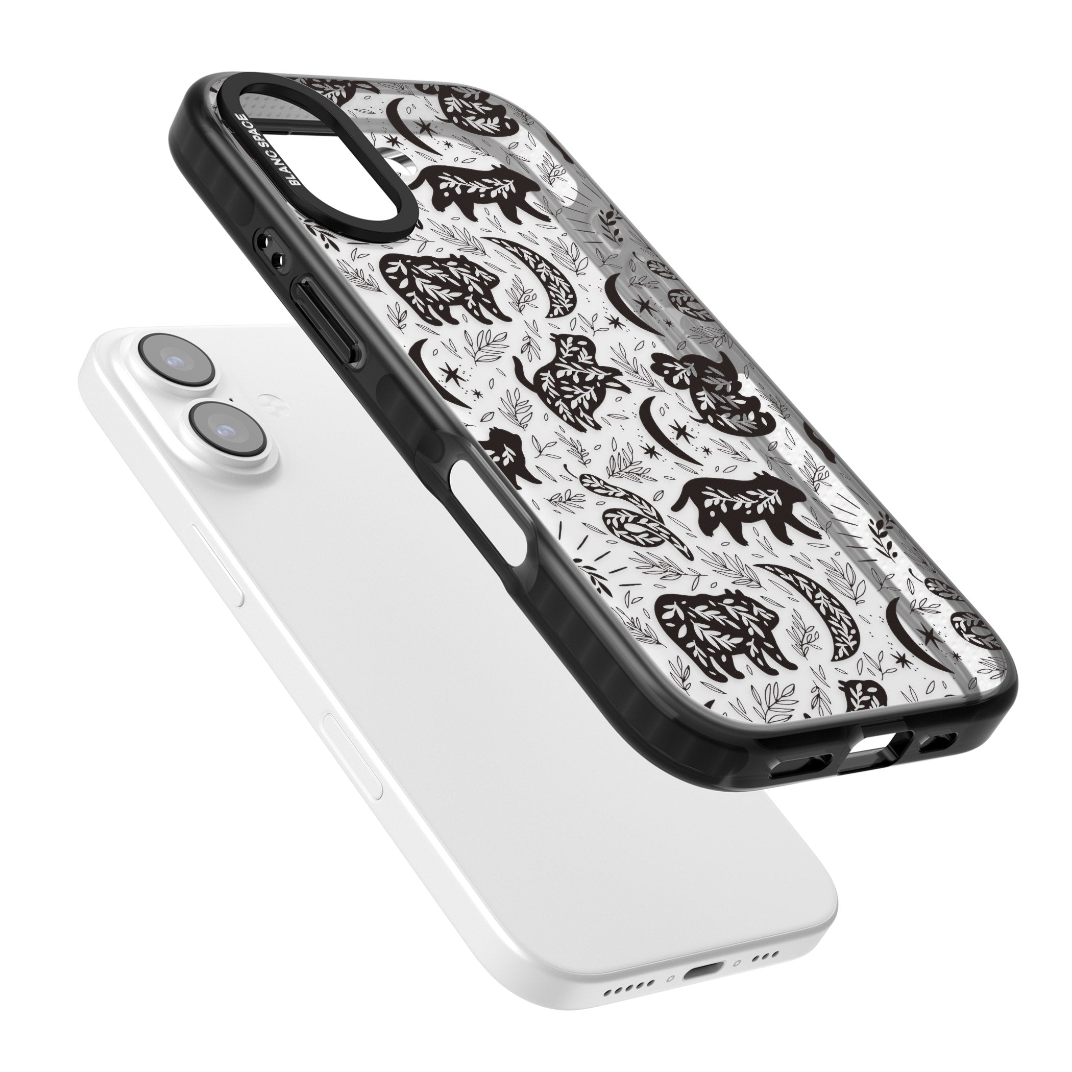 Midnight Forest Animals iPhone 17 Impact Black Phone Case Colours