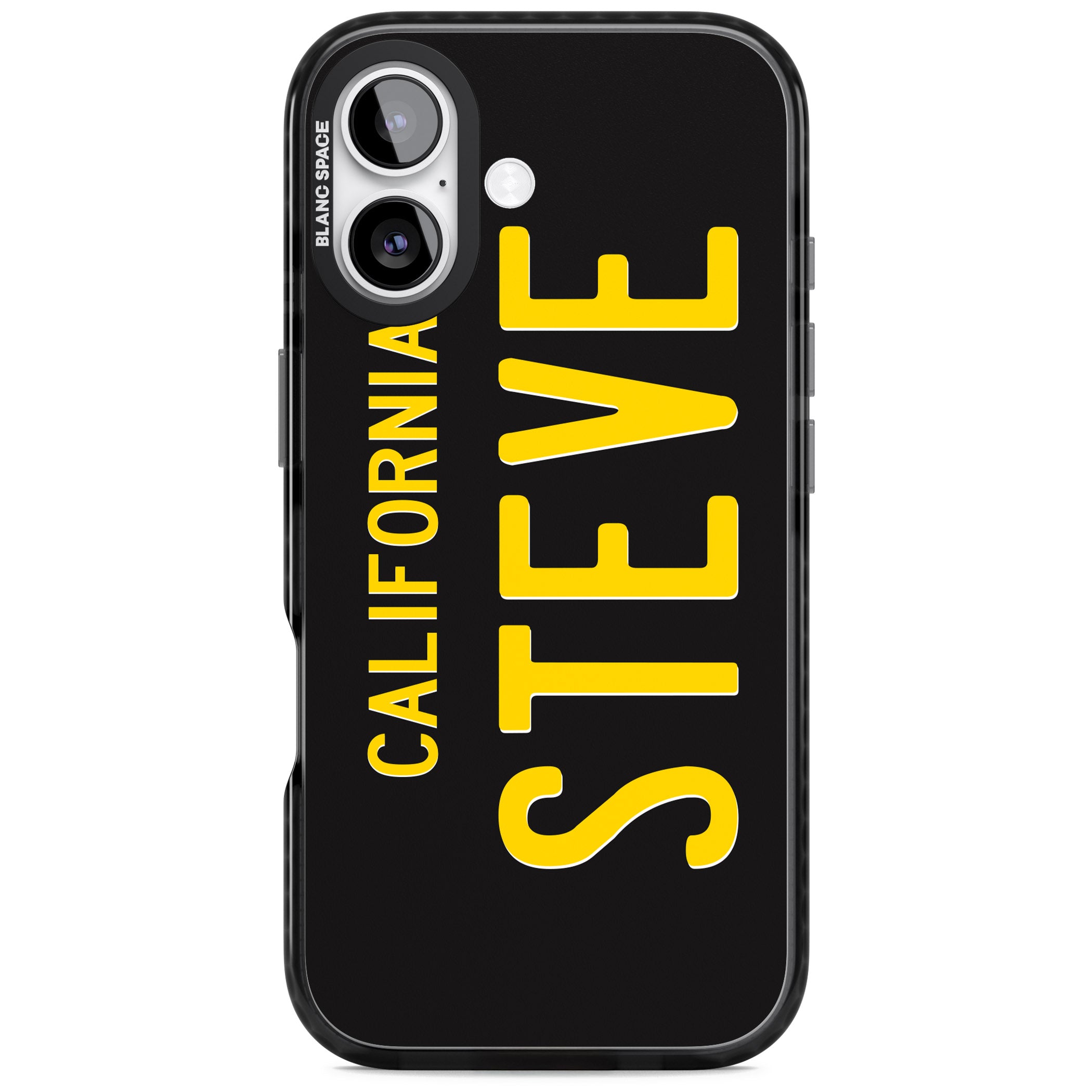 Personalised Vintage California License Plate iPhone 17 Impact Black Phone Case