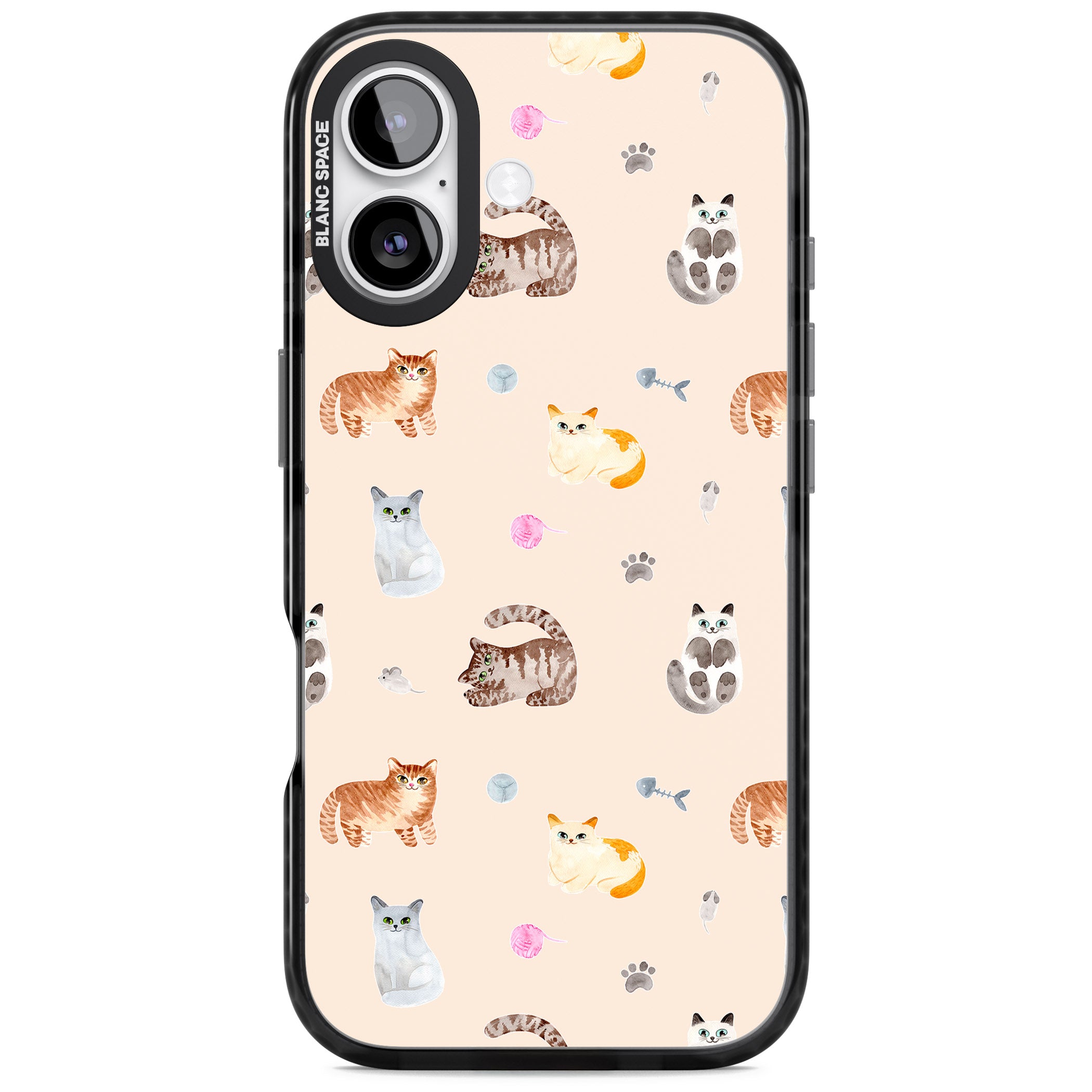 Cat Playground iPhone 17 Impact Black Phone Case