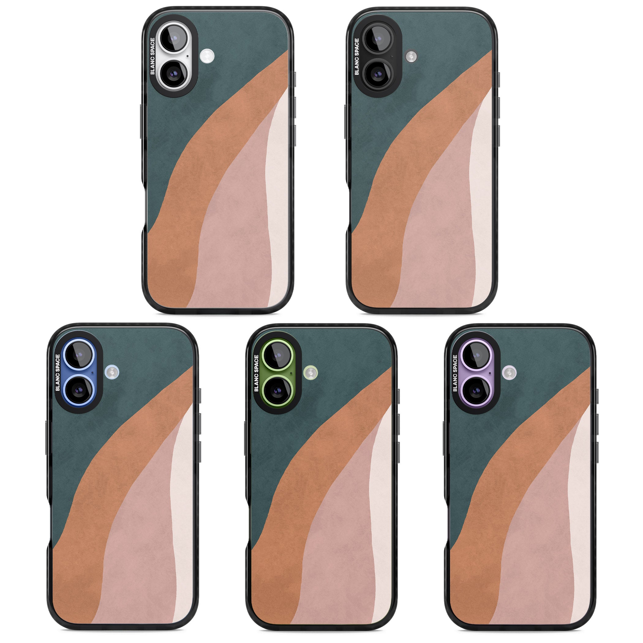 Earthwave Abstract iPhone 17 Impact Pro Black Phone Case APT Impact Protection