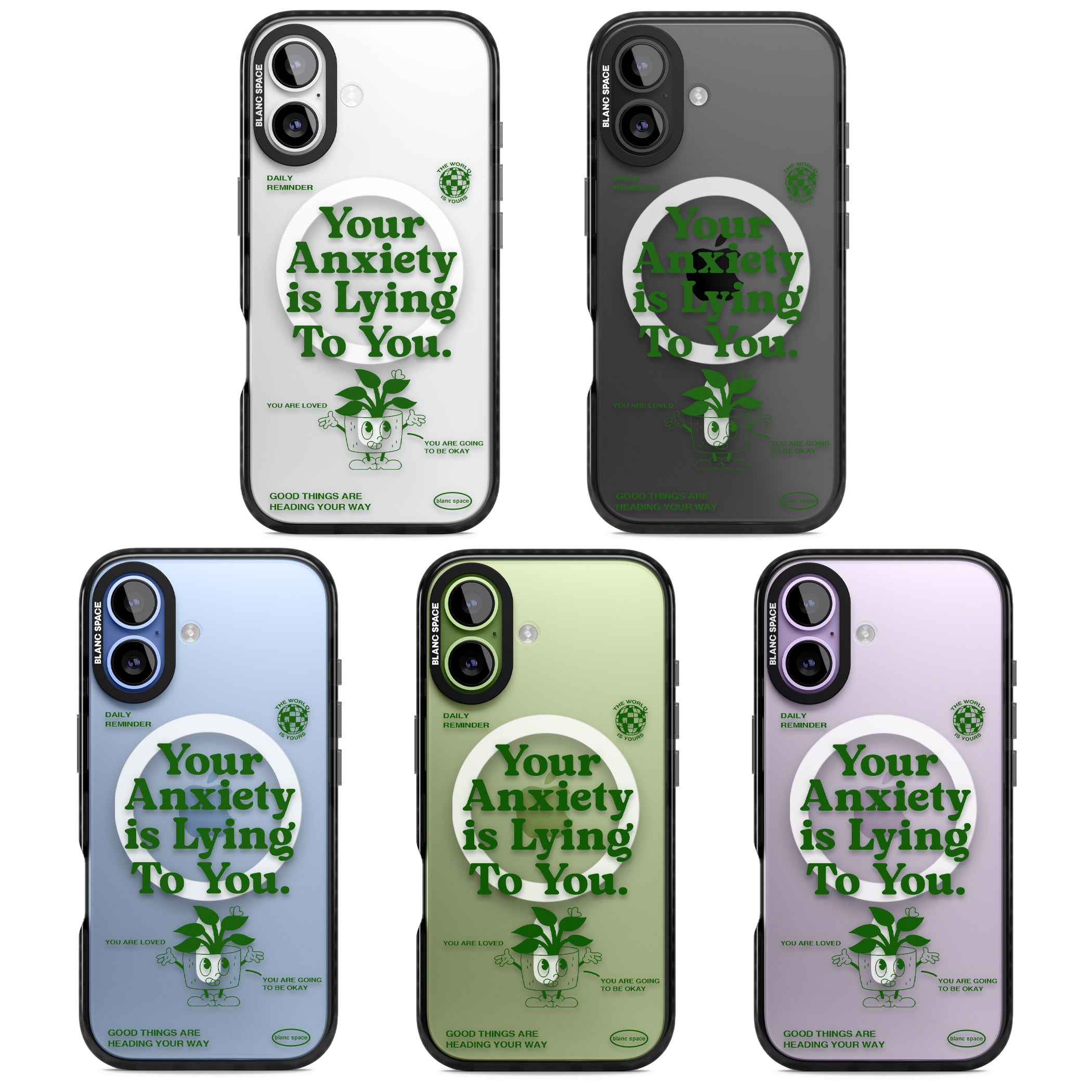 Your Anxiety Is Lying To You iPhone 17 Impact Pro Black Phone Case APT Impact Protection