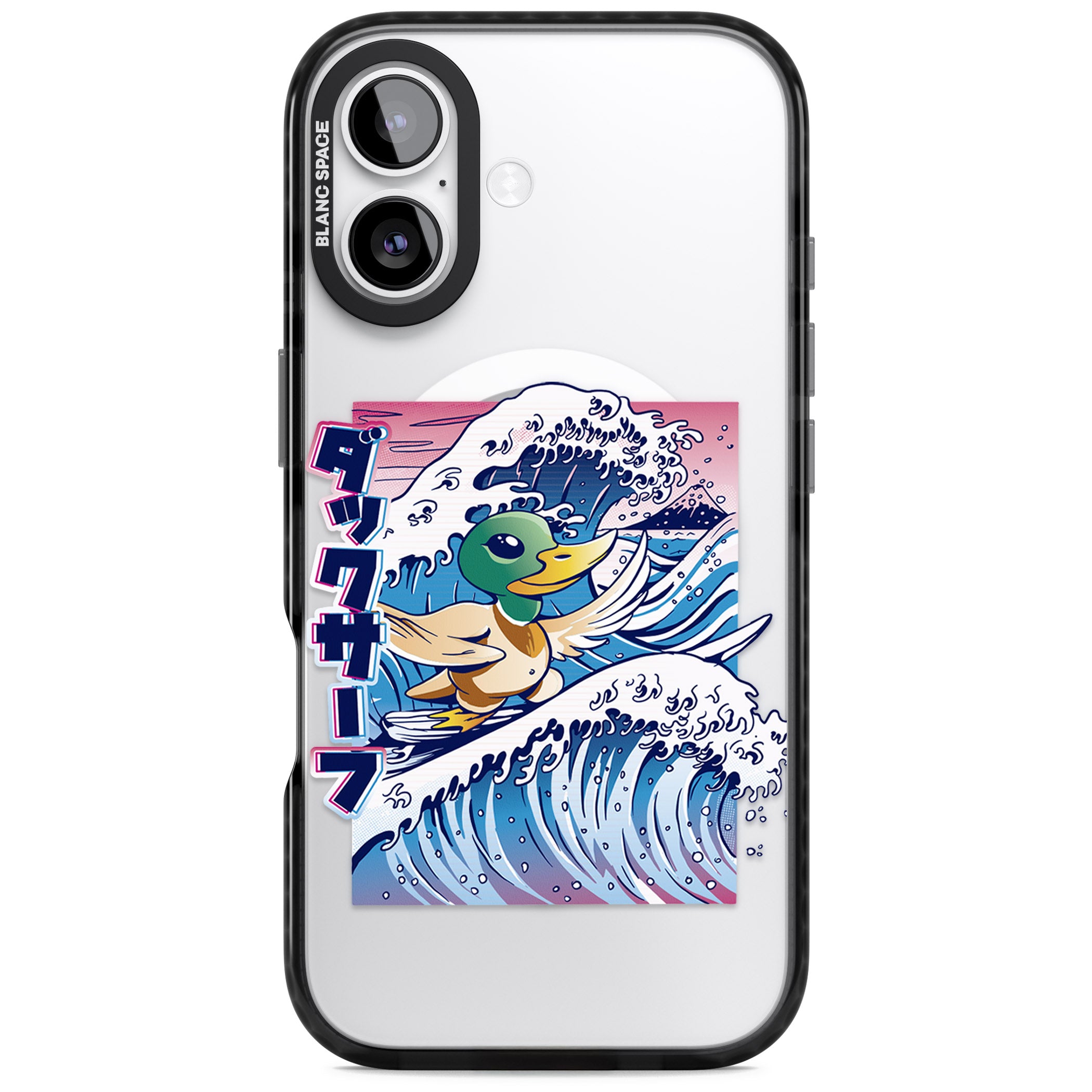 Duck Surf iPhone 17 Impact Pro Black Phone Case