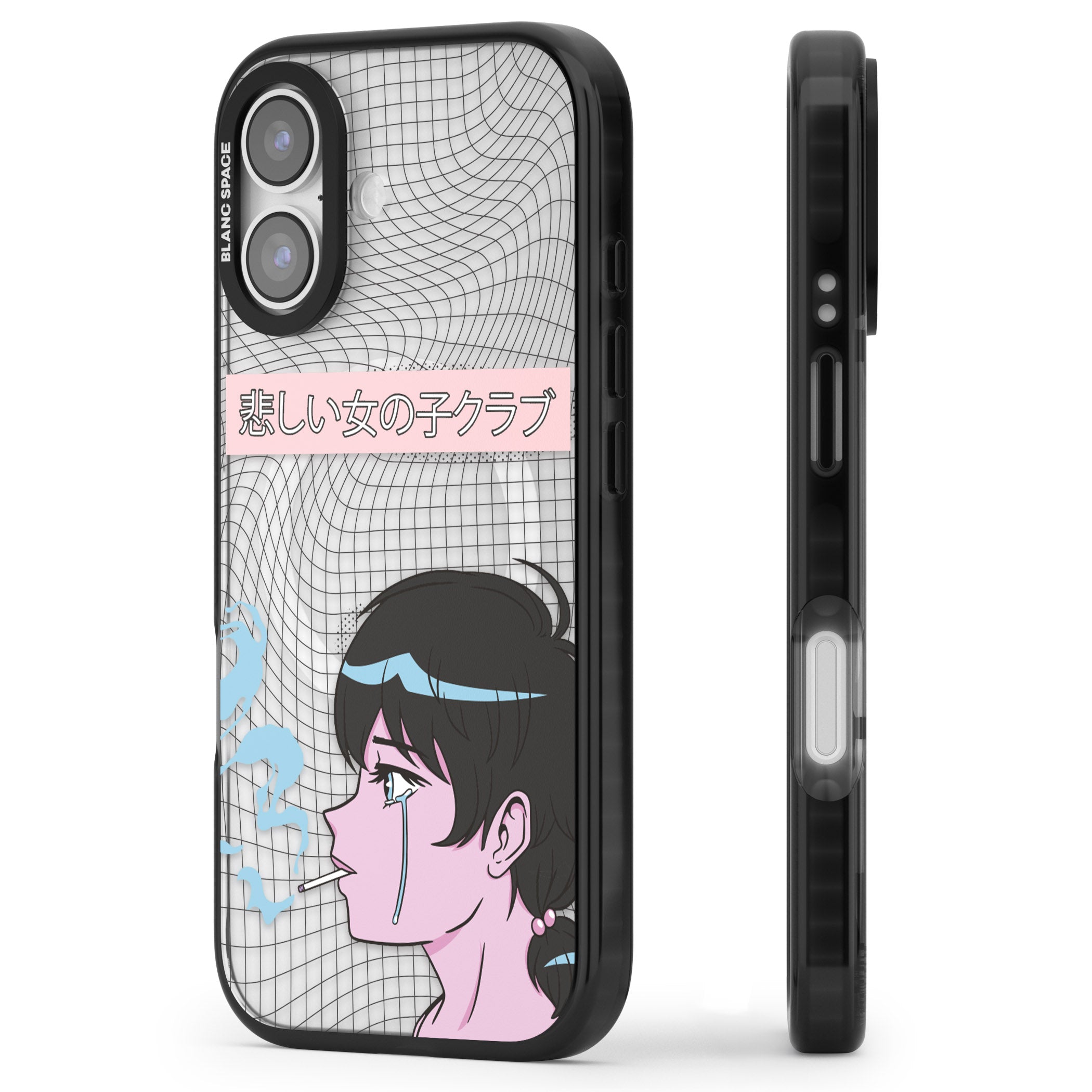 Lost Love iPhone 17 Impact Pro Black Phone Case Side Profile