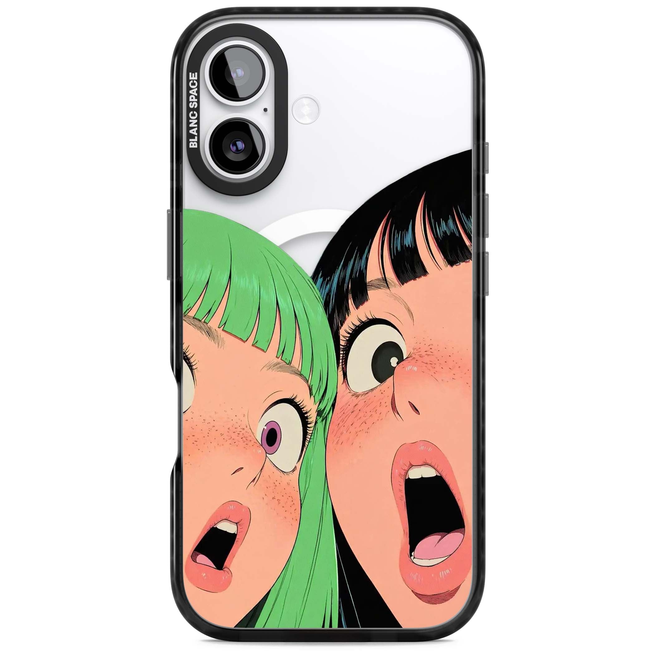 Gasp for her iPhone case | Black Impact Magsafe case for iPhone 17