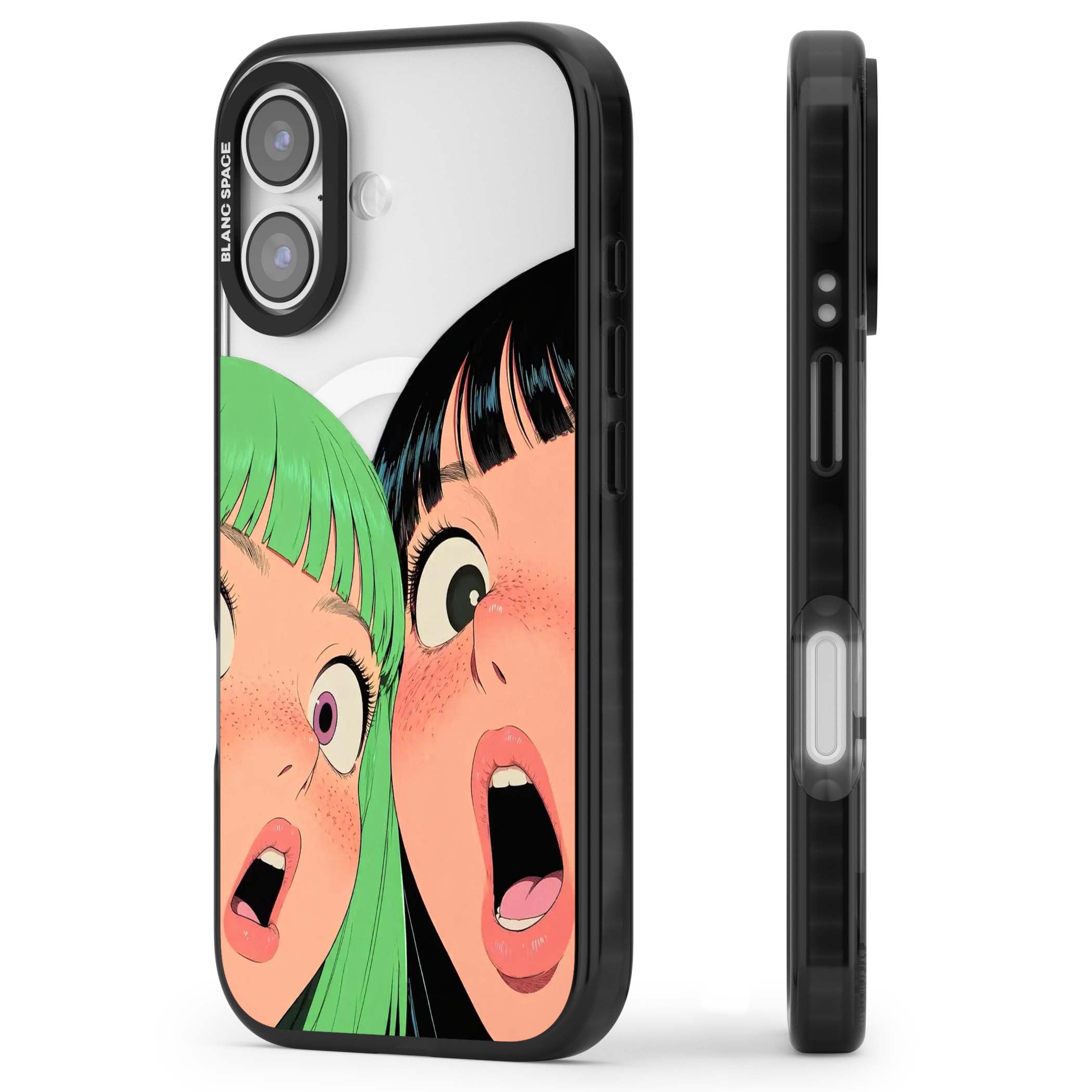 Gasp for her iPhone case | Black Impact Magsafe case for iPhone 17