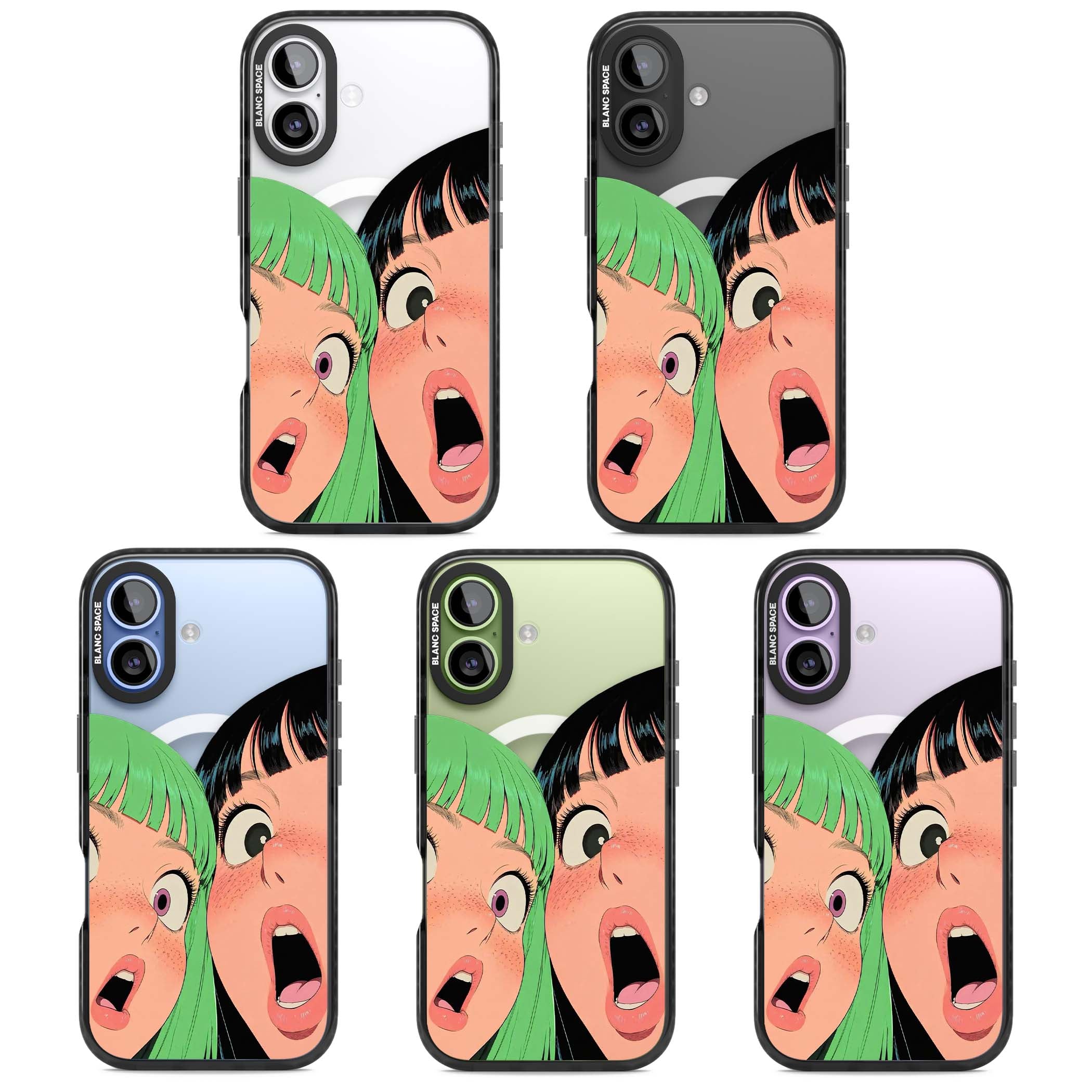Gasp for her iPhone case | Black Impact Magsafe case for iPhone 17