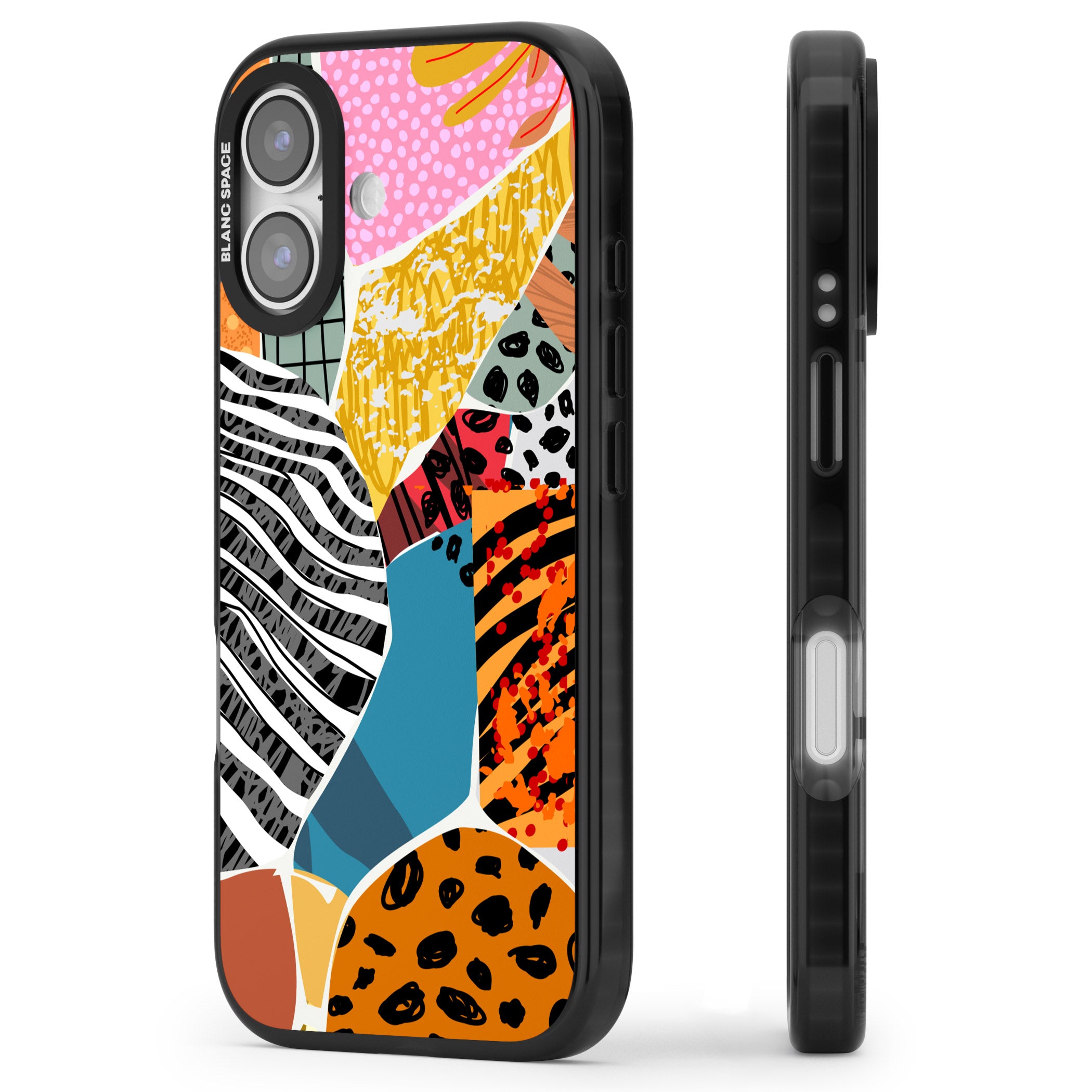 Print Passion iPhone 17 Impact Pro Black Phone Case Side Profile