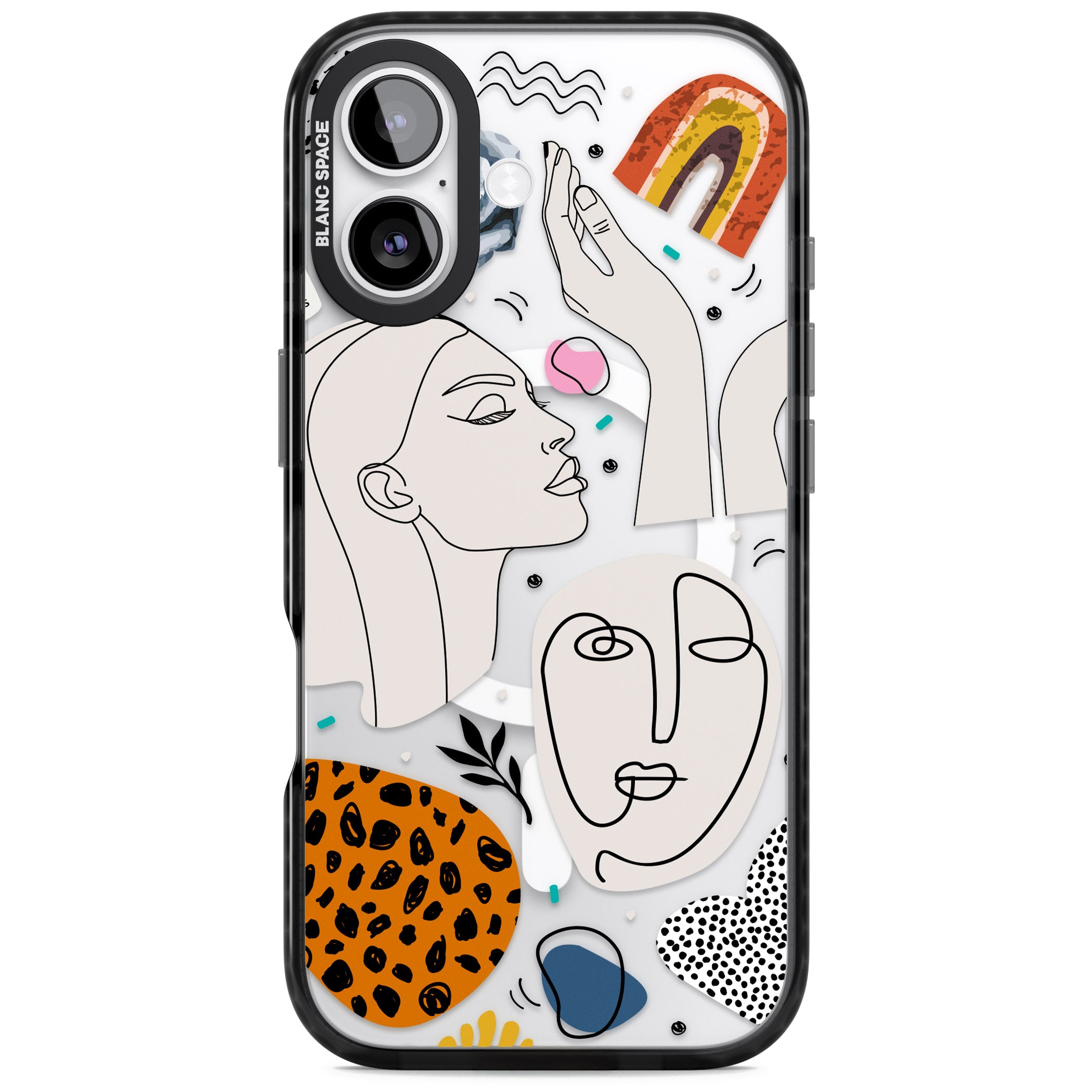 Artistic Expression Scrapbook iPhone 17 Impact Pro Black Phone Case